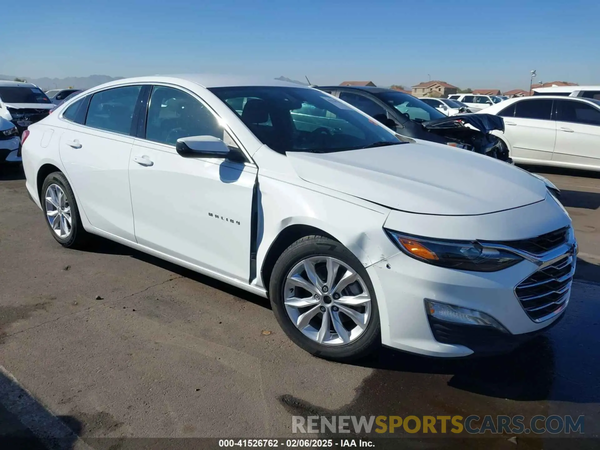 1 Photograph of a damaged car 1G1ZD5ST8MF044159 CHEVROLET MALIBU 2021