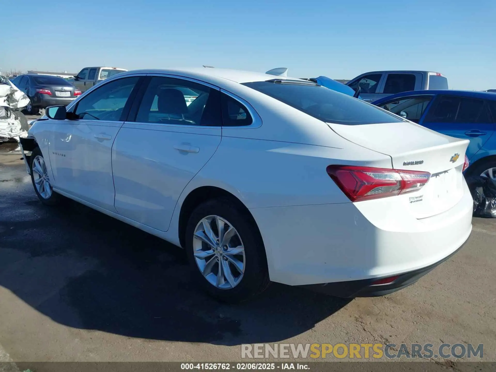 3 Photograph of a damaged car 1G1ZD5ST8MF044159 CHEVROLET MALIBU 2021