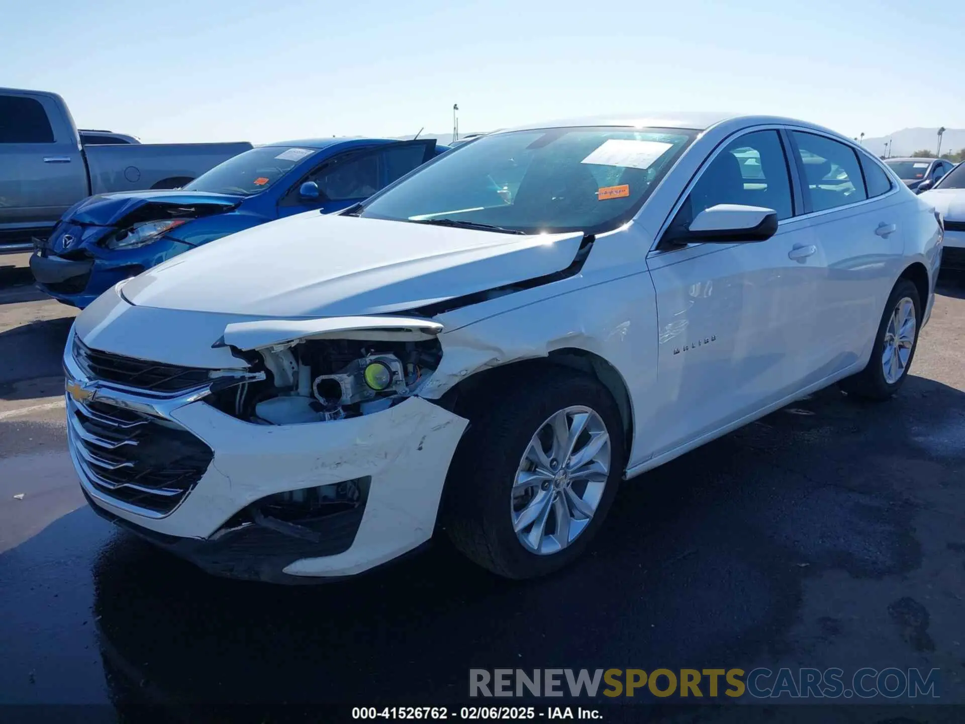 6 Photograph of a damaged car 1G1ZD5ST8MF044159 CHEVROLET MALIBU 2021