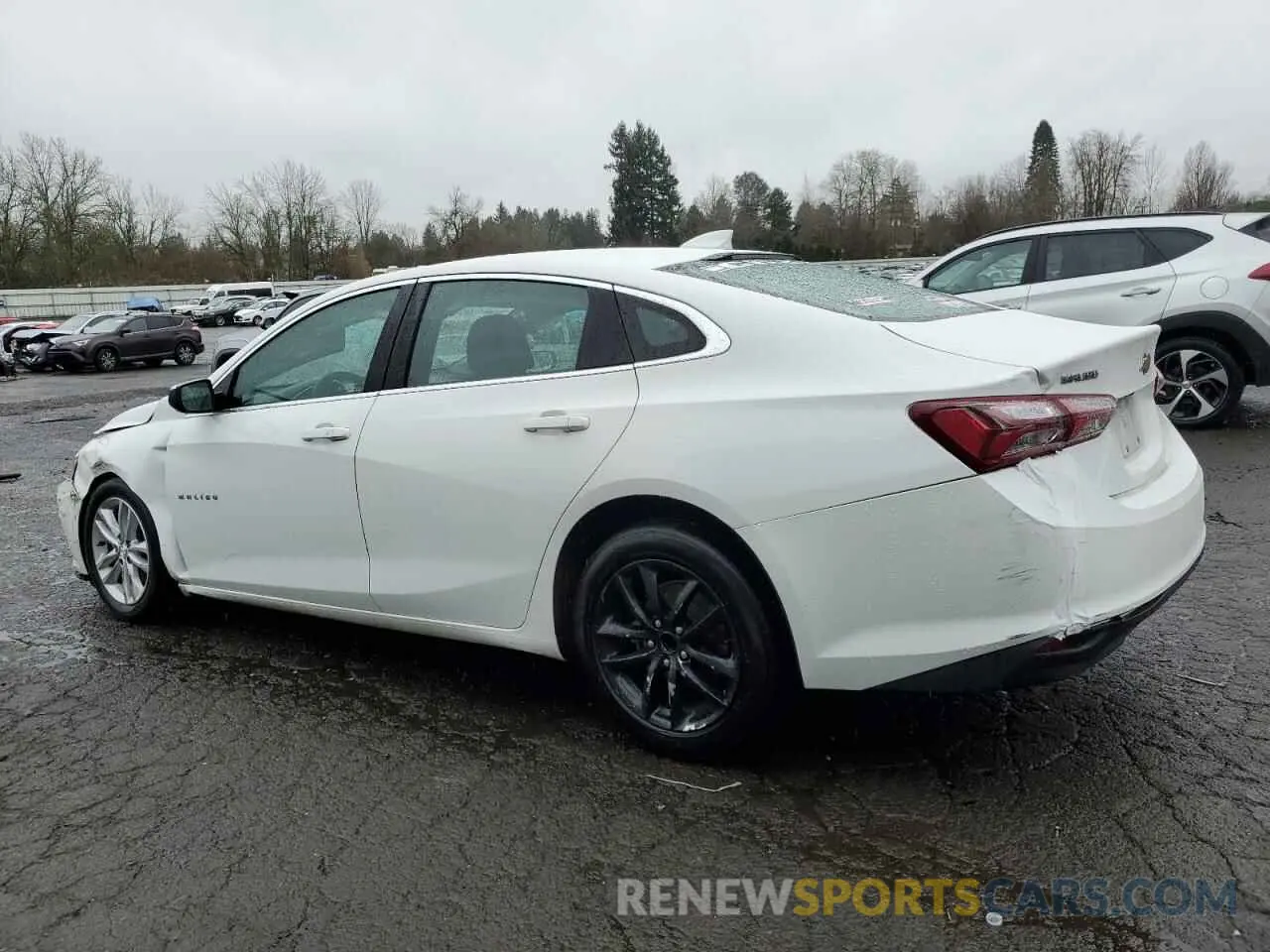 2 Photograph of a damaged car 1G1ZD5ST8MF060376 CHEVROLET MALIBU 2021