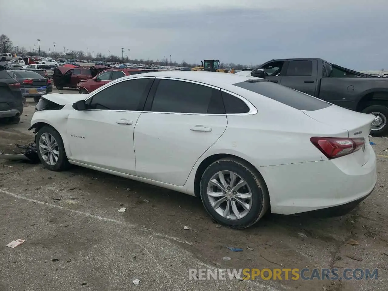 2 Photograph of a damaged car 1G1ZD5ST8MF070812 CHEVROLET MALIBU 2021