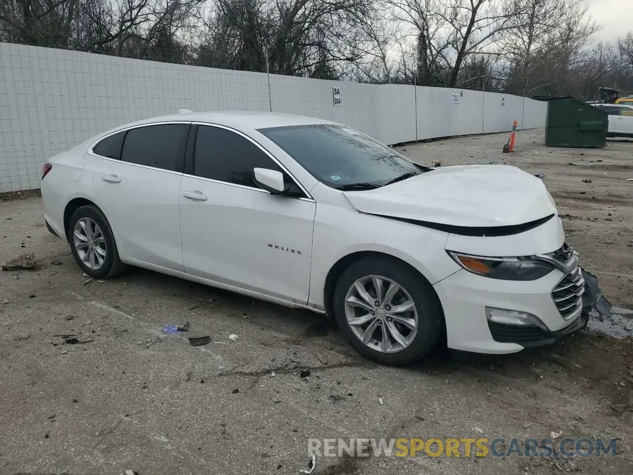 4 Photograph of a damaged car 1G1ZD5ST8MF070812 CHEVROLET MALIBU 2021