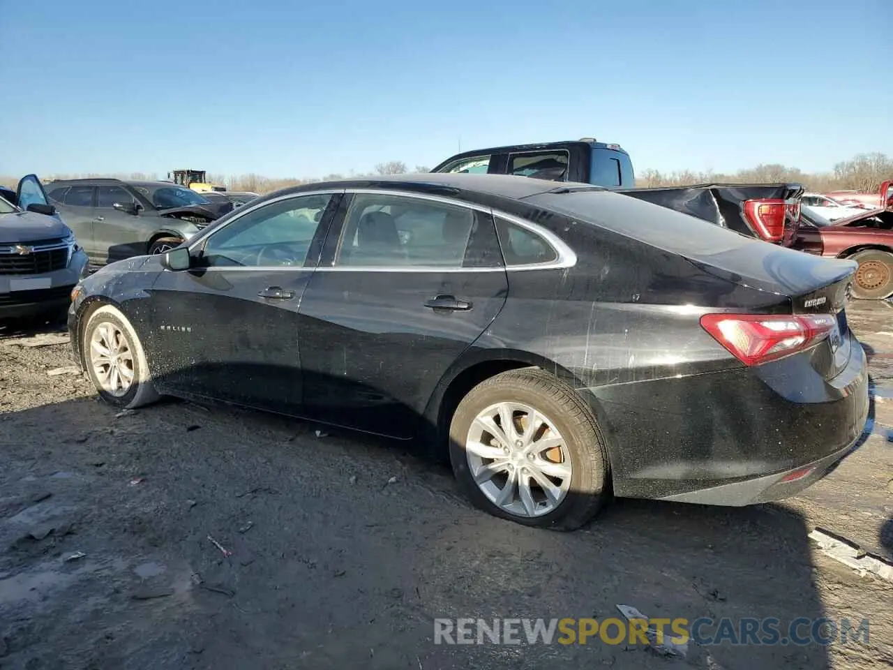 3 Photograph of a damaged car 1G1ZD5ST9MF002938 CHEVROLET MALIBU 2021