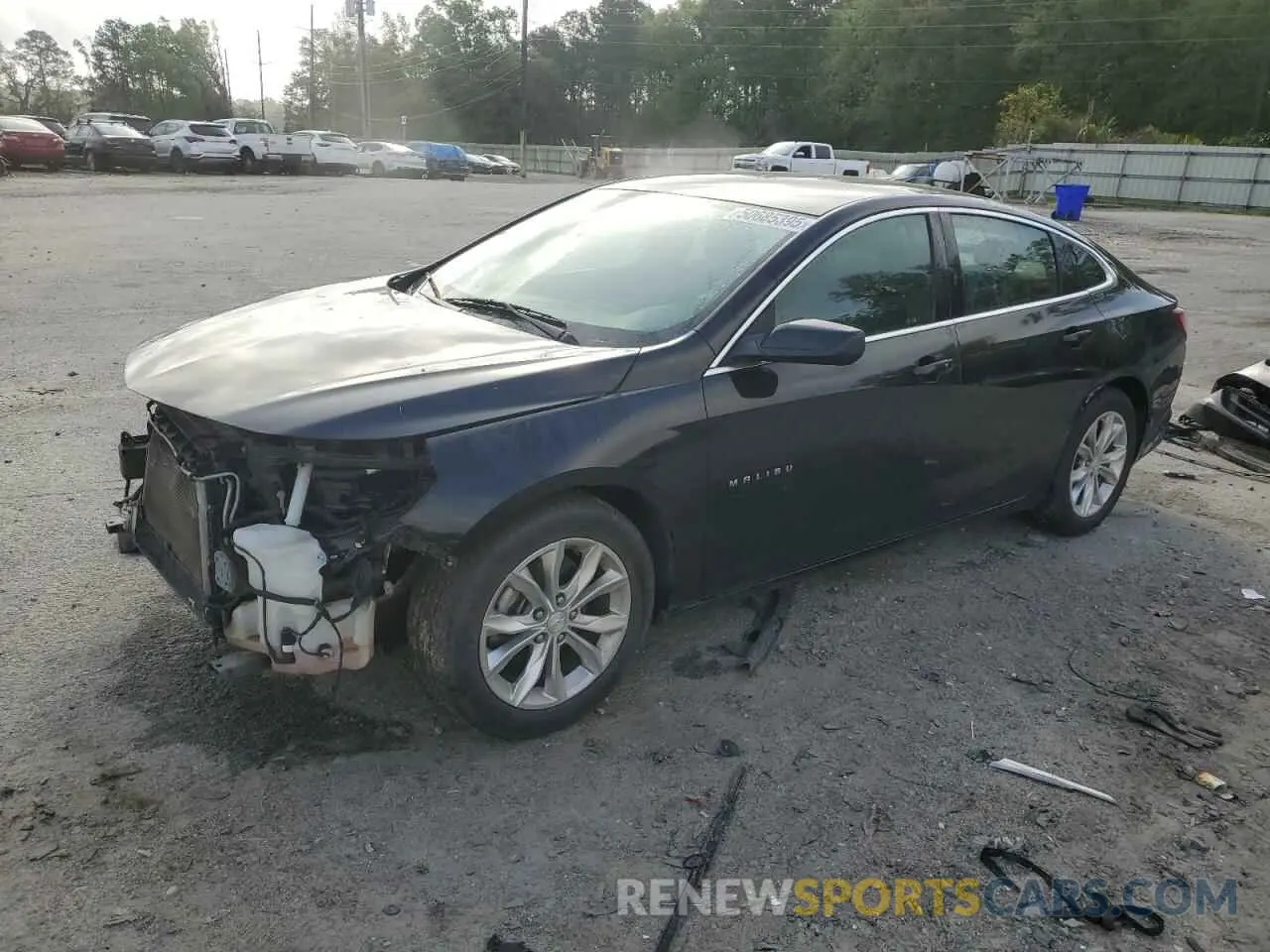 1 Photograph of a damaged car 1G1ZD5ST9MF005175 CHEVROLET MALIBU 2021