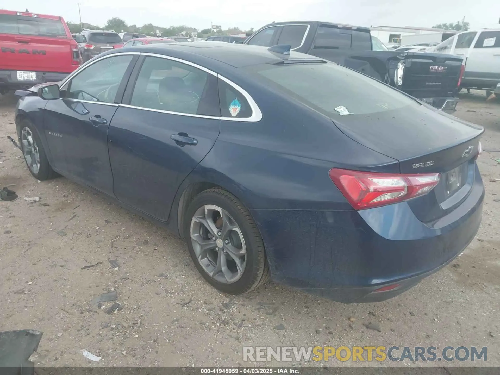 3 Photograph of a damaged car 1G1ZD5ST9MF005774 CHEVROLET MALIBU 2021