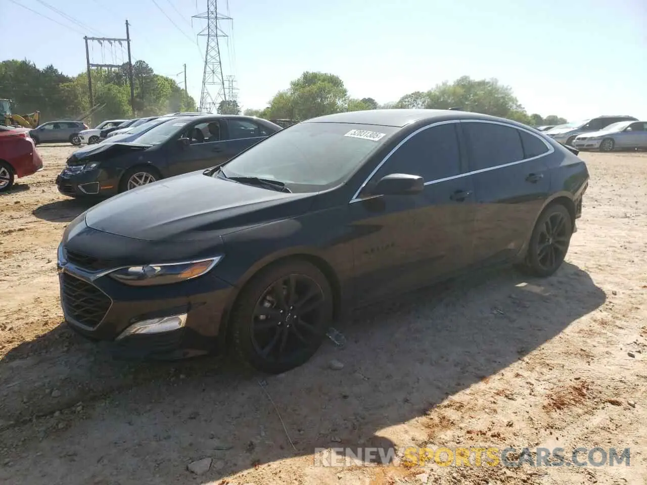 1 Photograph of a damaged car 1G1ZD5ST9MF014104 CHEVROLET MALIBU 2021