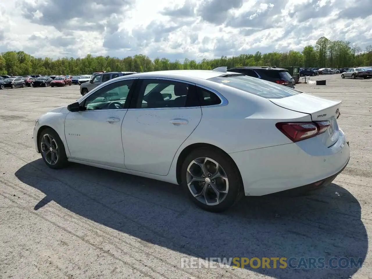 2 Photograph of a damaged car 1G1ZD5ST9MF015236 CHEVROLET MALIBU 2021