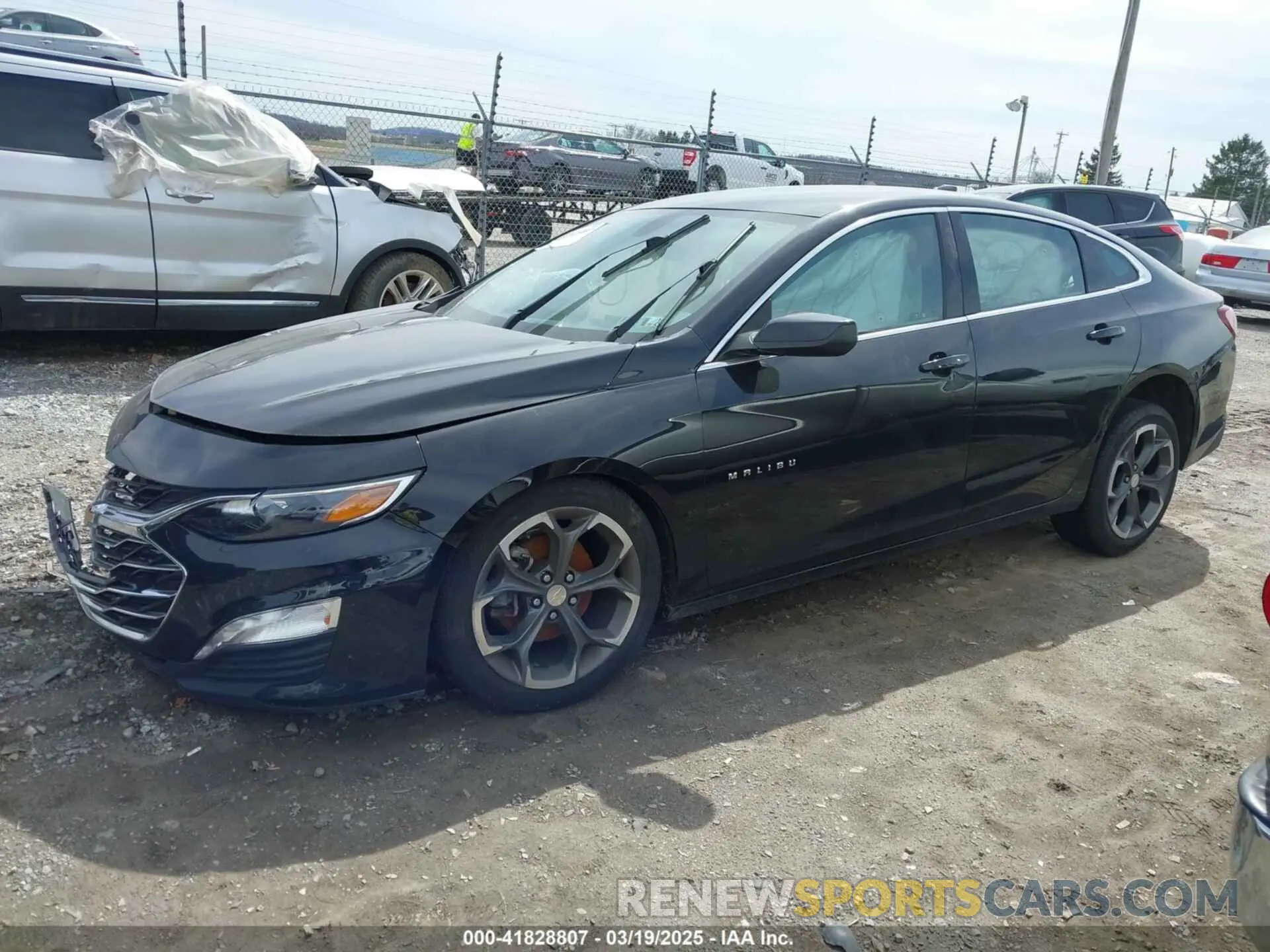 2 Photograph of a damaged car 1G1ZD5ST9MF016662 CHEVROLET MALIBU 2021