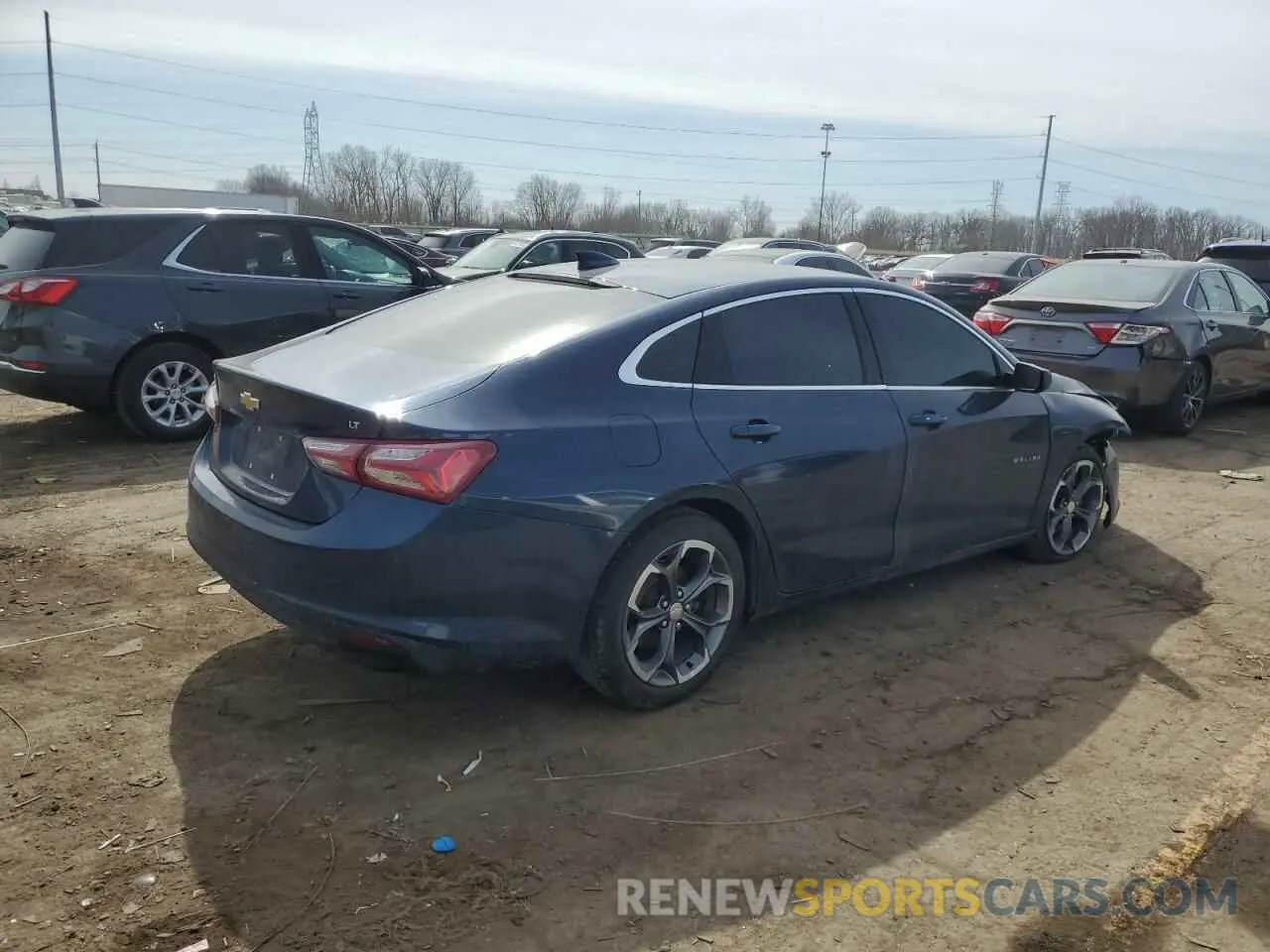 3 Photograph of a damaged car 1G1ZD5ST9MF019108 CHEVROLET MALIBU 2021