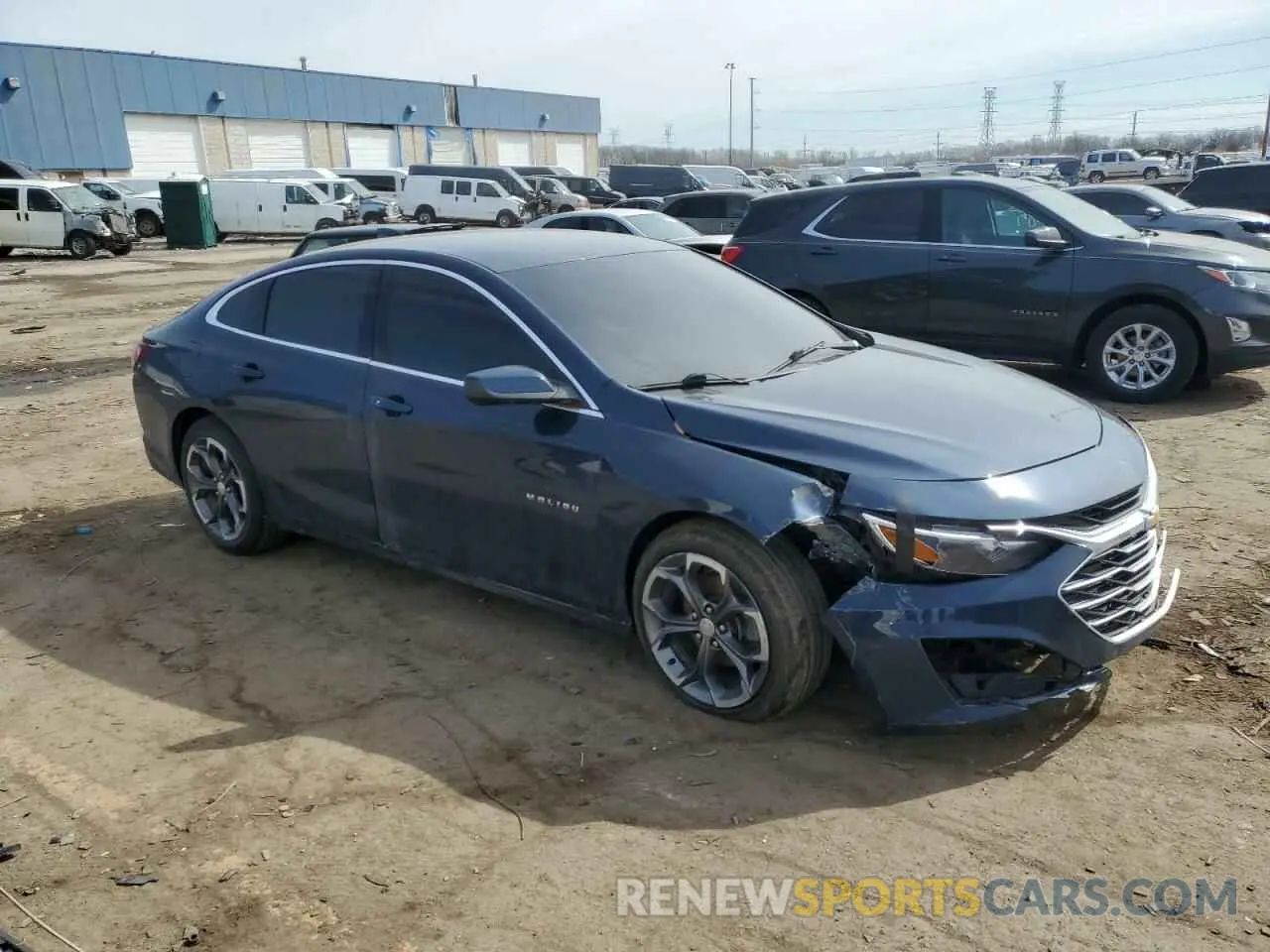 4 Photograph of a damaged car 1G1ZD5ST9MF019108 CHEVROLET MALIBU 2021