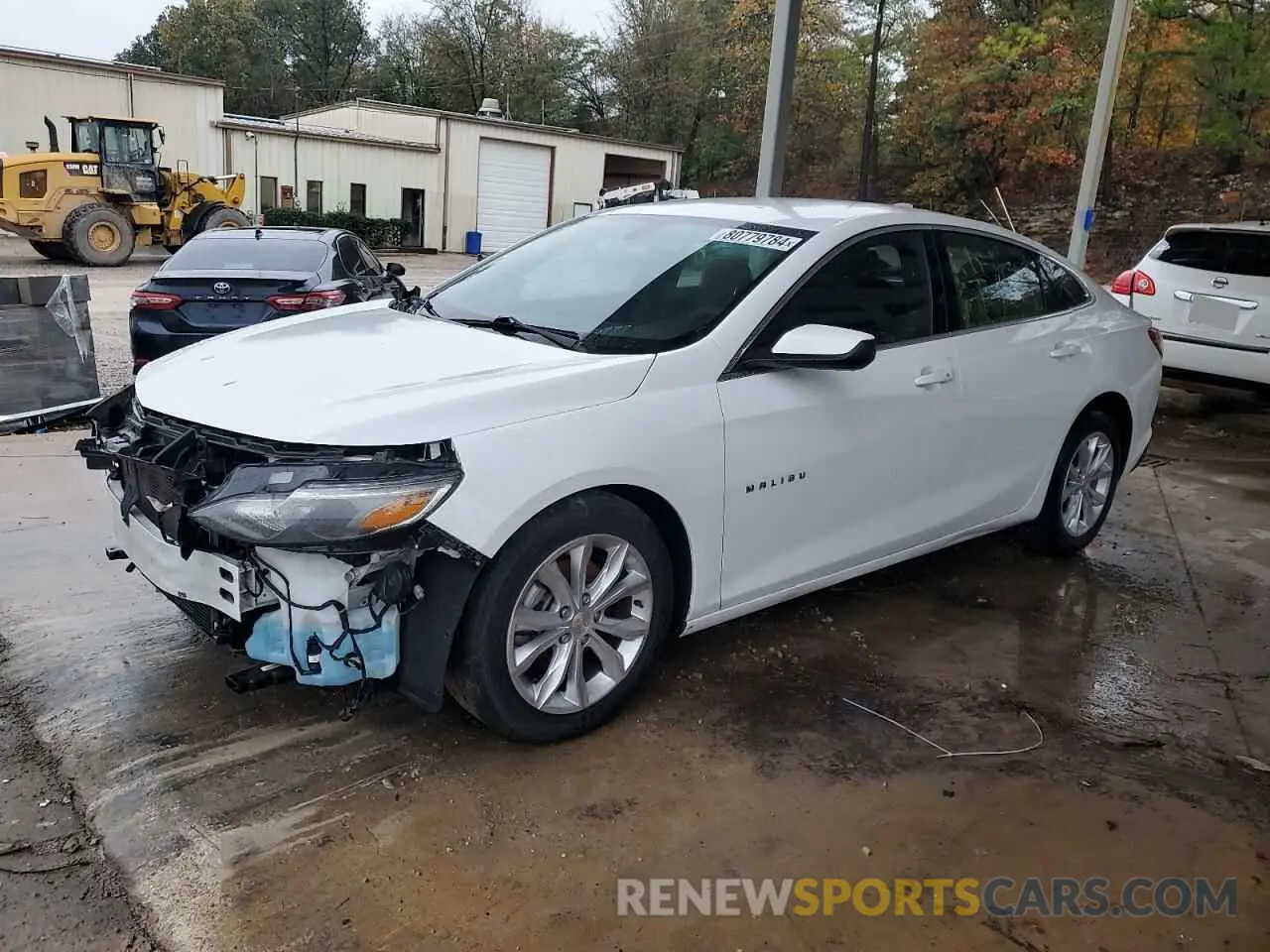 1 Photograph of a damaged car 1G1ZD5ST9MF022185 CHEVROLET MALIBU 2021