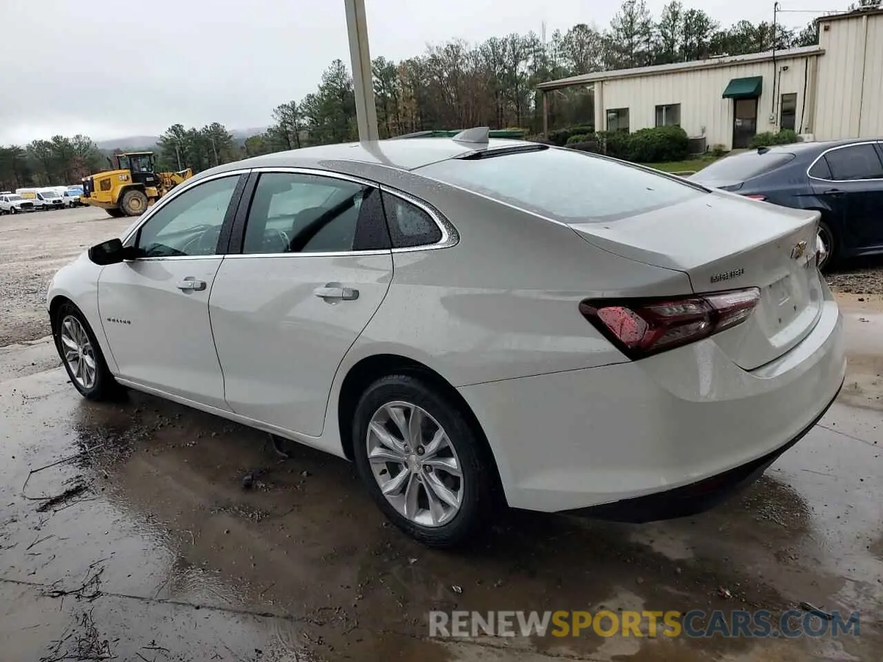 2 Photograph of a damaged car 1G1ZD5ST9MF022185 CHEVROLET MALIBU 2021
