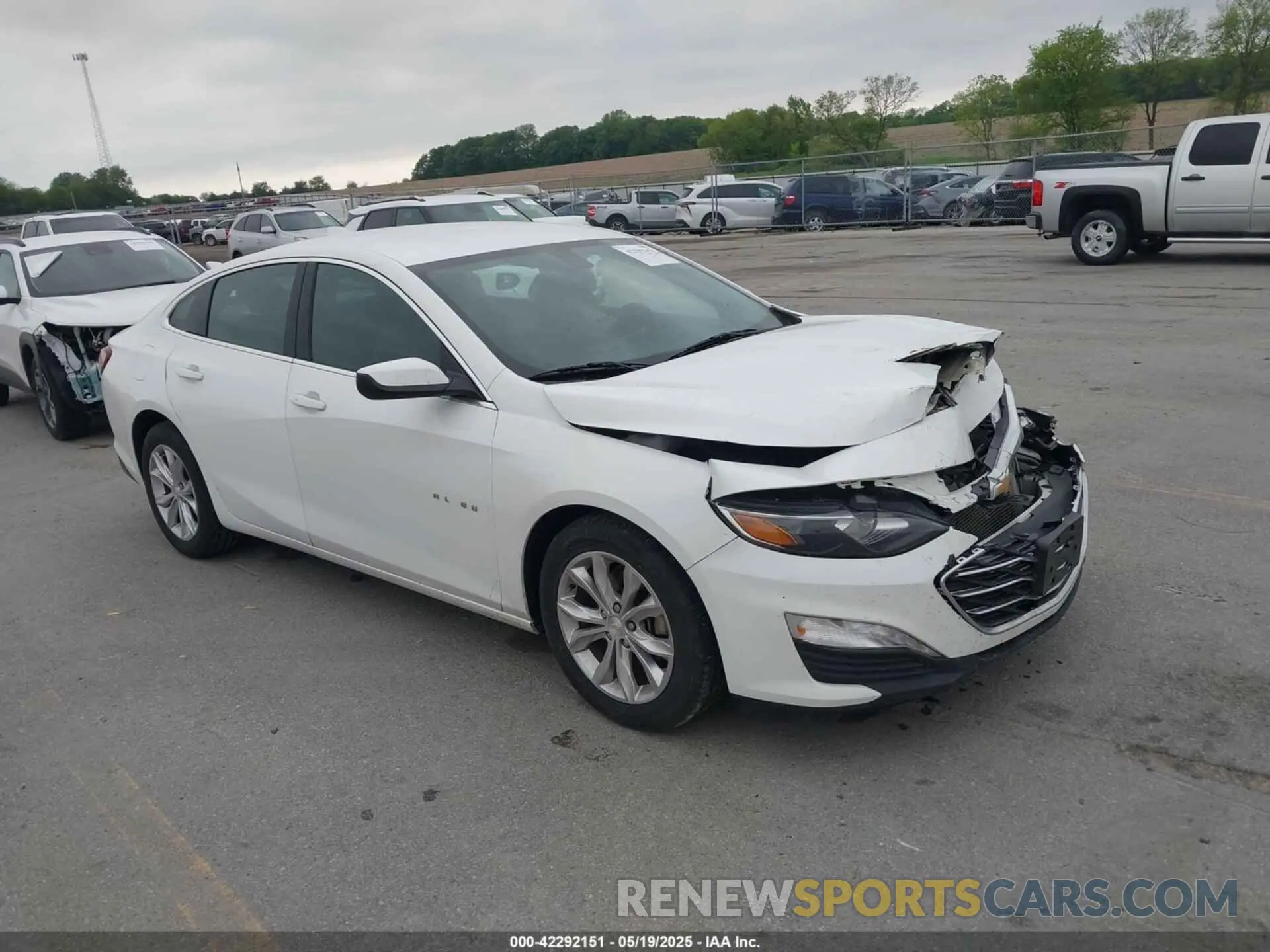 1 Photograph of a damaged car 1G1ZD5ST9MF025068 CHEVROLET MALIBU 2021