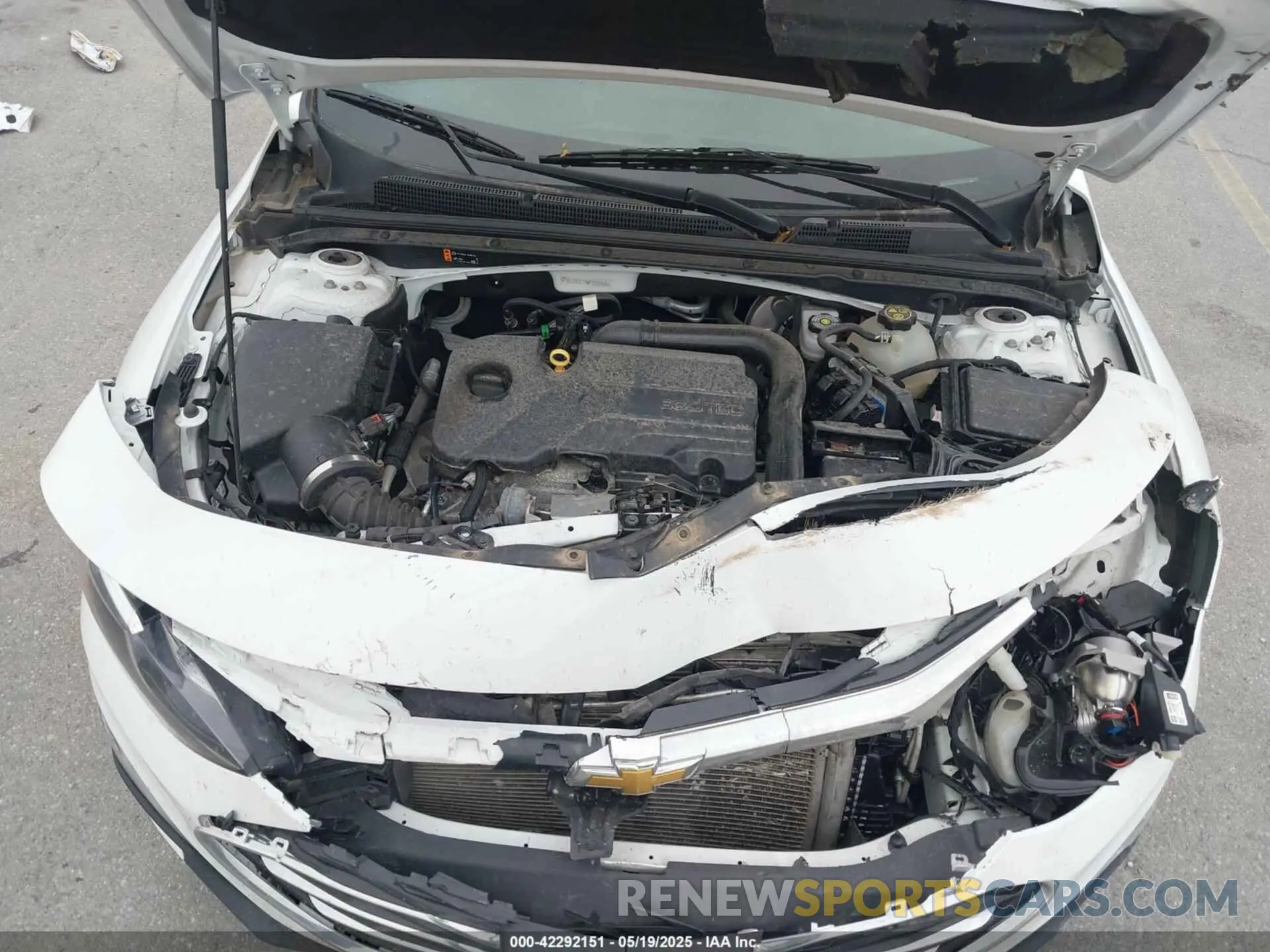 10 Photograph of a damaged car 1G1ZD5ST9MF025068 CHEVROLET MALIBU 2021