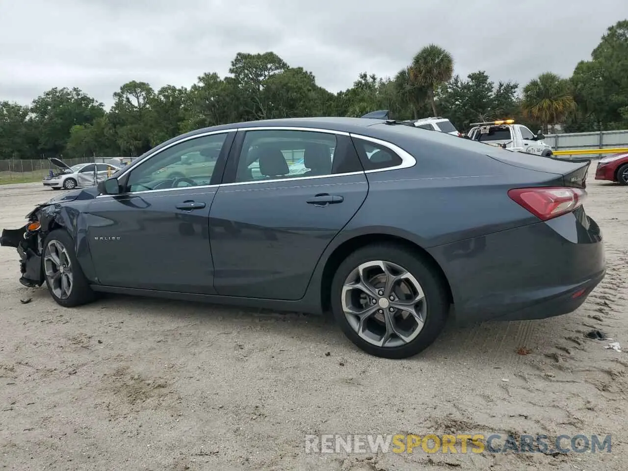 2 Photograph of a damaged car 1G1ZD5ST9MF025376 CHEVROLET MALIBU 2021