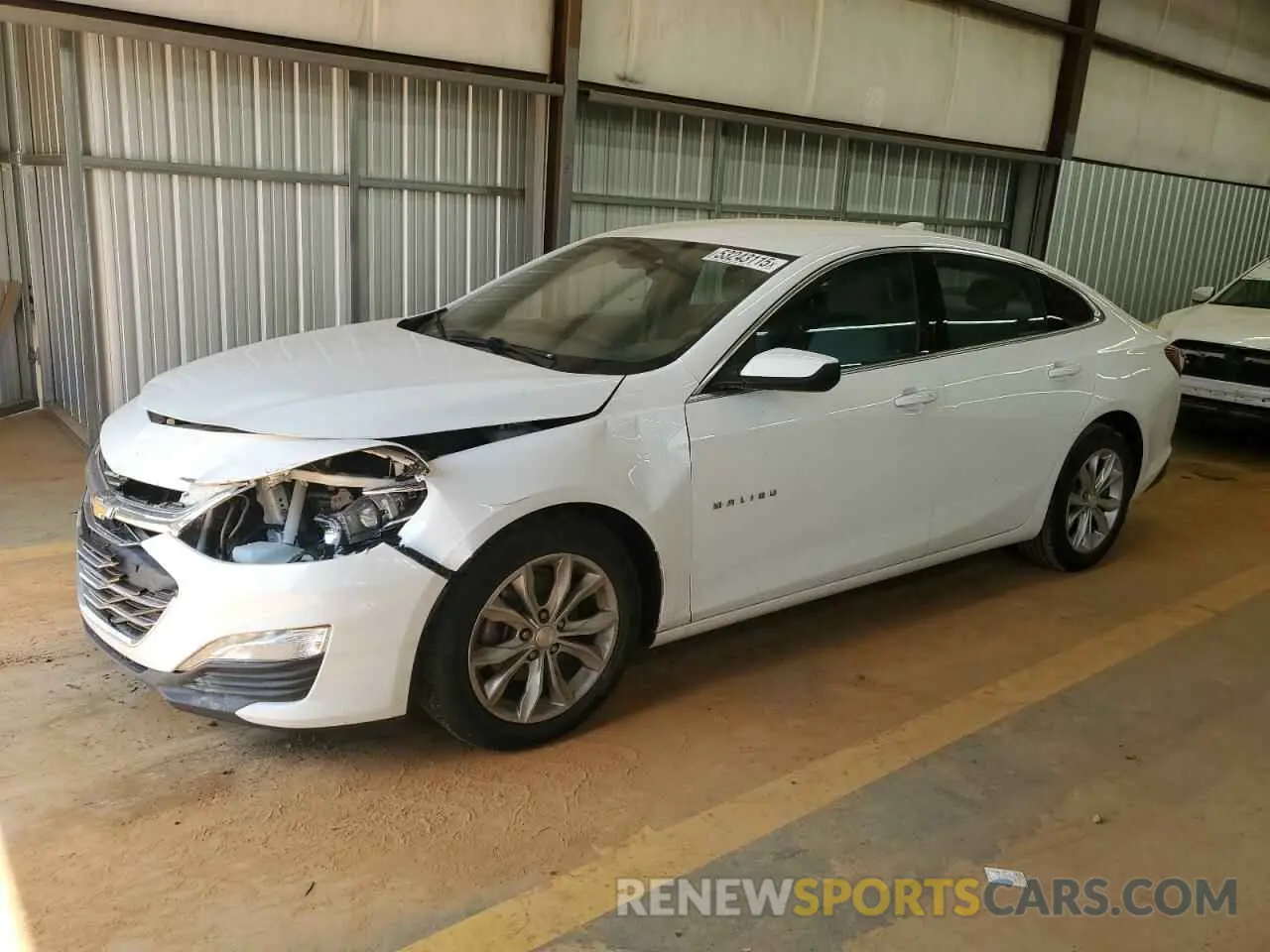 1 Photograph of a damaged car 1G1ZD5ST9MF028424 CHEVROLET MALIBU 2021
