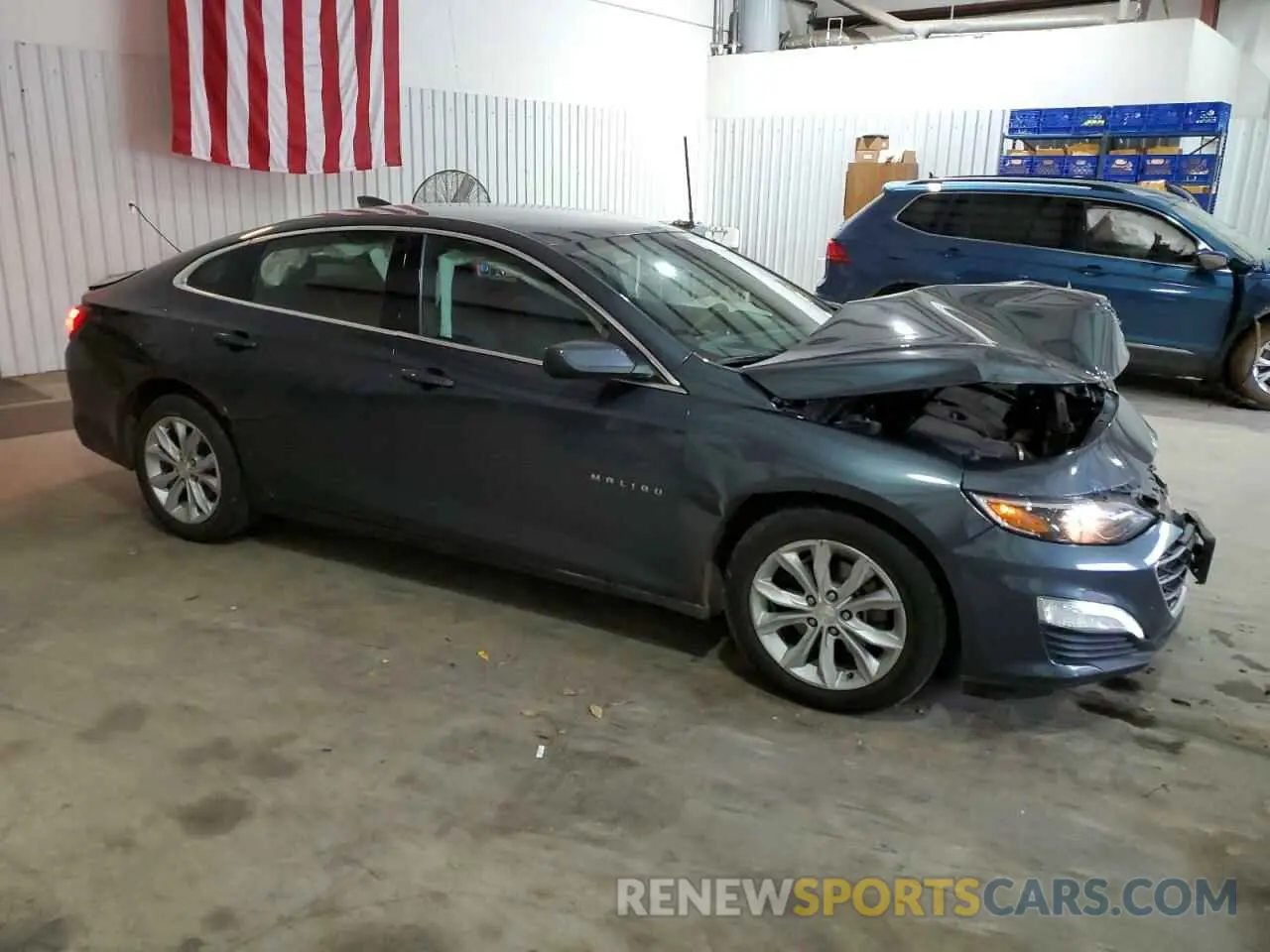 4 Photograph of a damaged car 1G1ZD5ST9MF030576 CHEVROLET MALIBU 2021