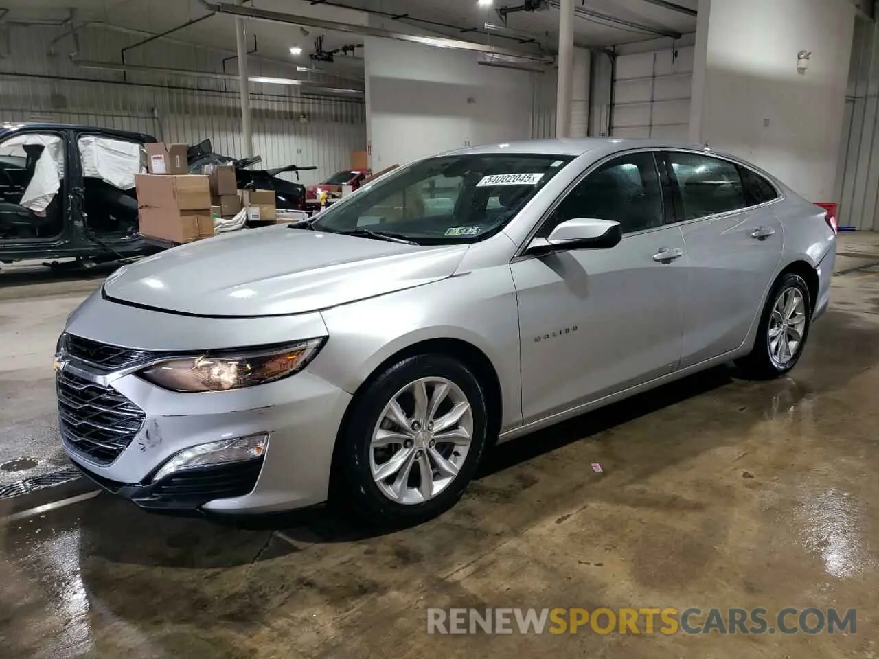 1 Photograph of a damaged car 1G1ZD5ST9MF043666 CHEVROLET MALIBU 2021