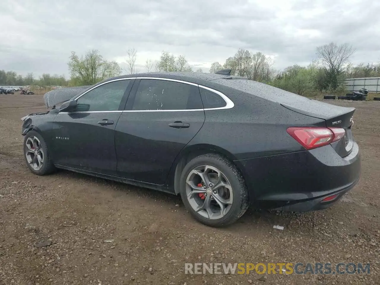 2 Photograph of a damaged car 1G1ZD5ST9MF051377 CHEVROLET MALIBU 2021
