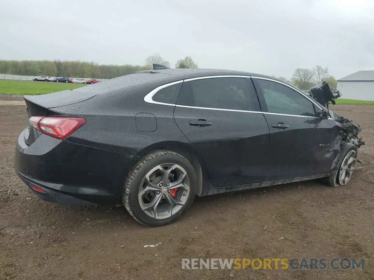 3 Photograph of a damaged car 1G1ZD5ST9MF051377 CHEVROLET MALIBU 2021