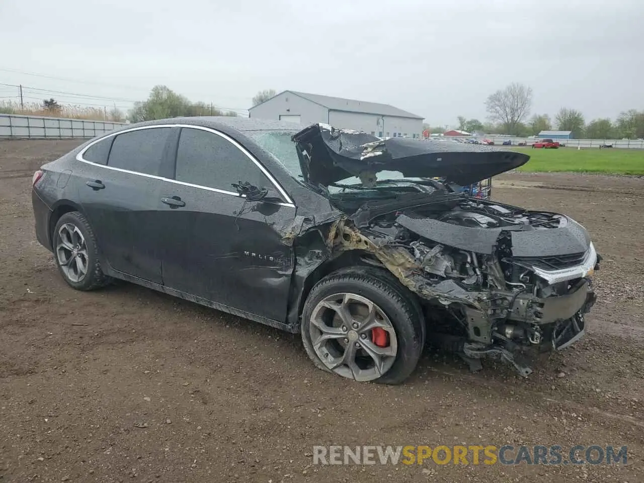 4 Photograph of a damaged car 1G1ZD5ST9MF051377 CHEVROLET MALIBU 2021