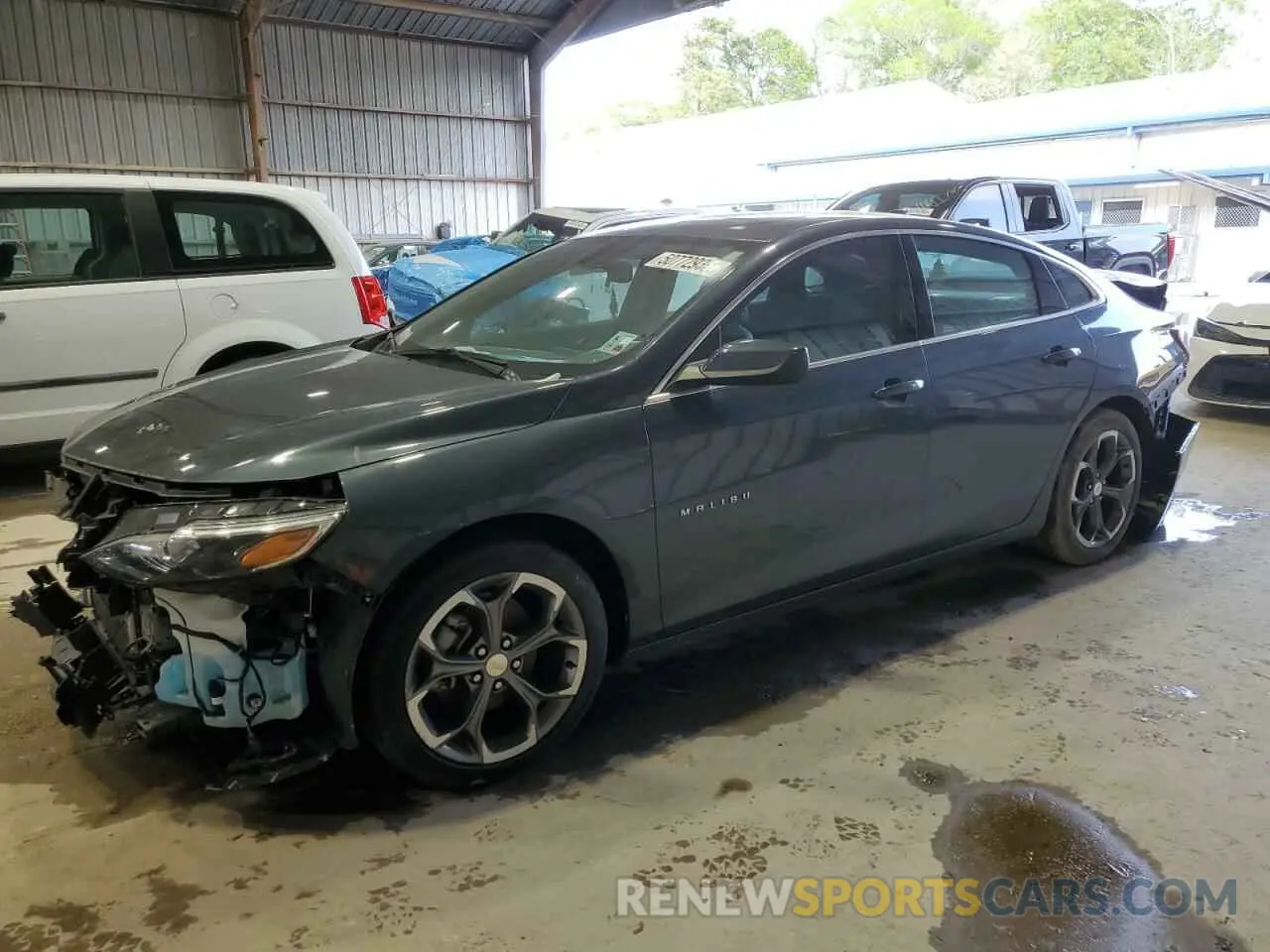 1 Photograph of a damaged car 1G1ZD5ST9MF058006 CHEVROLET MALIBU 2021