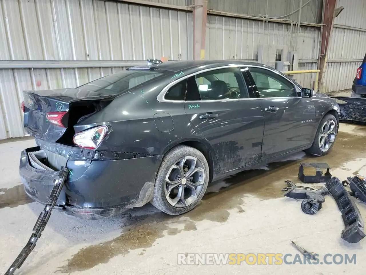 3 Photograph of a damaged car 1G1ZD5ST9MF058006 CHEVROLET MALIBU 2021