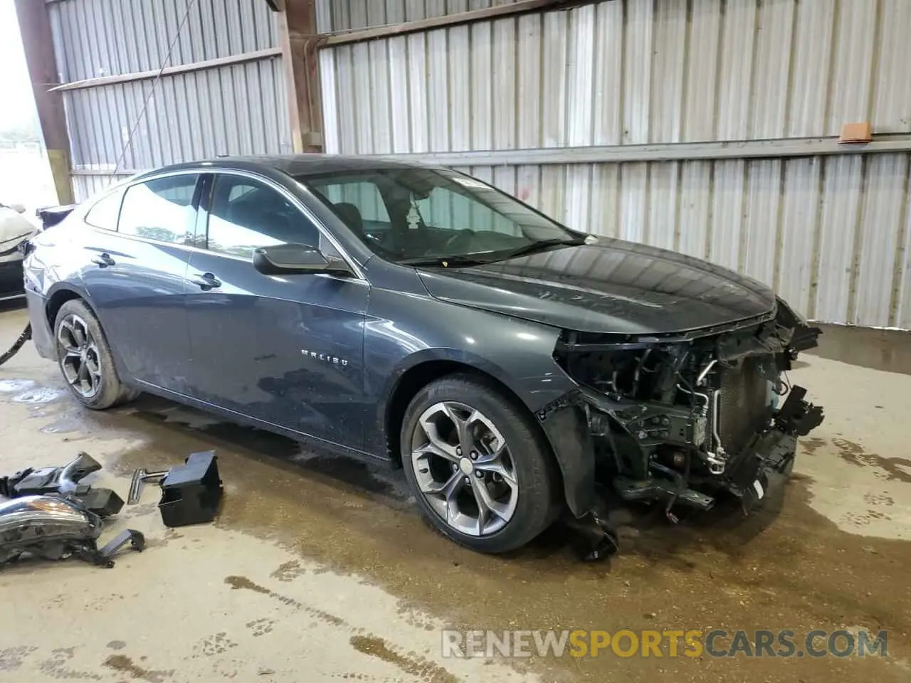 4 Photograph of a damaged car 1G1ZD5ST9MF058006 CHEVROLET MALIBU 2021