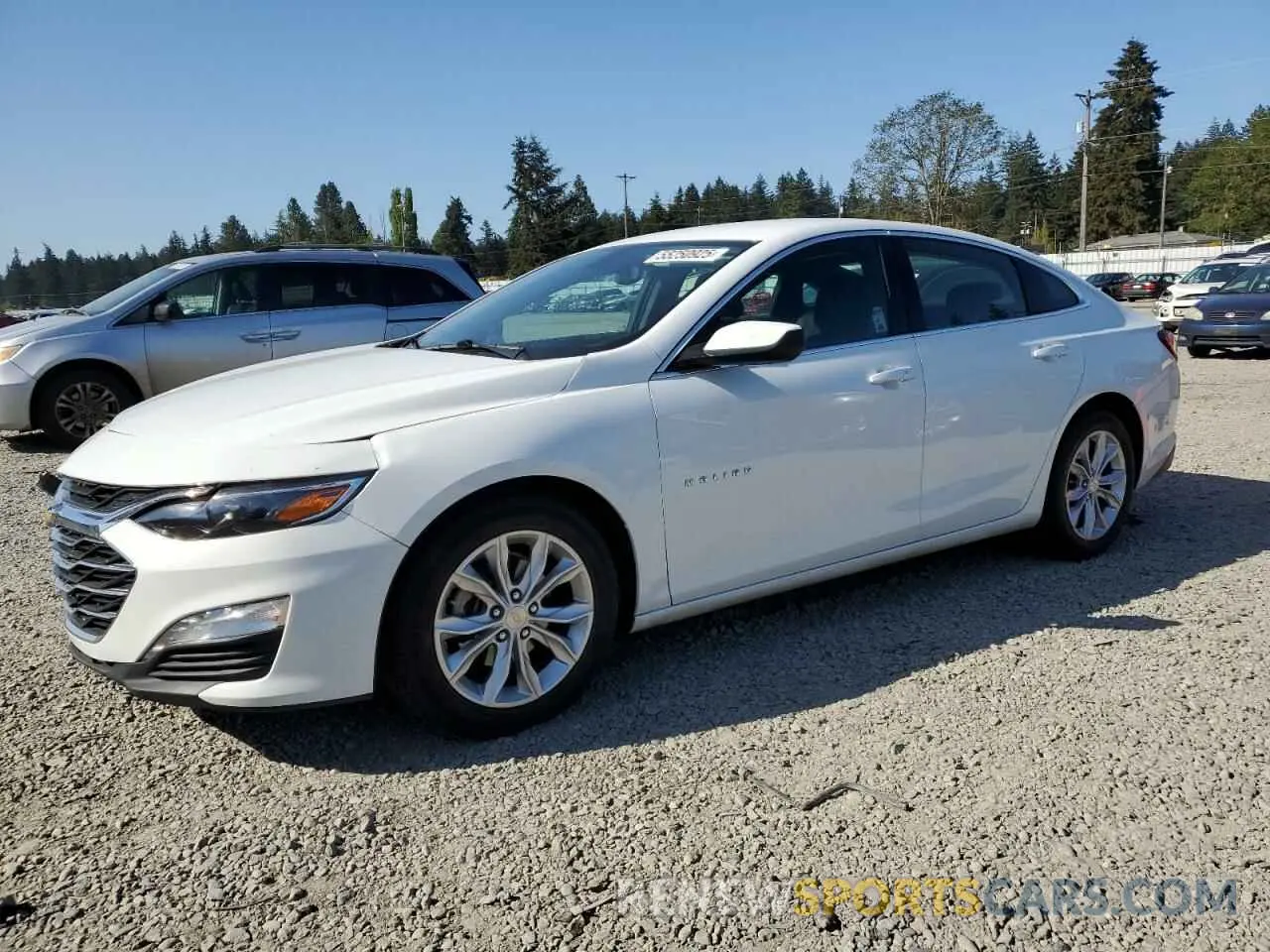 1 Photograph of a damaged car 1G1ZD5ST9MF061536 CHEVROLET MALIBU 2021