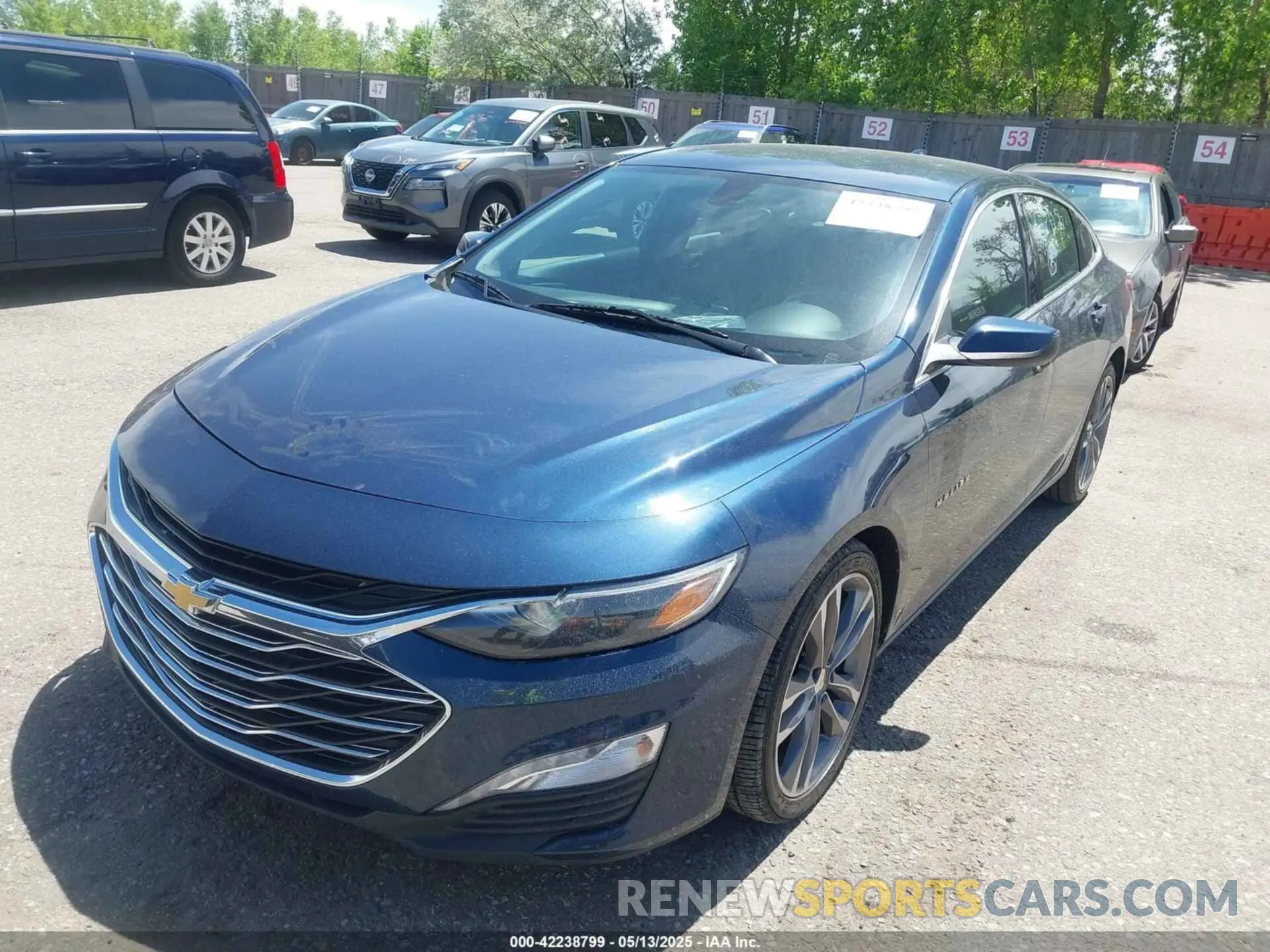 2 Photograph of a damaged car 1G1ZD5ST9MF064064 CHEVROLET MALIBU 2021