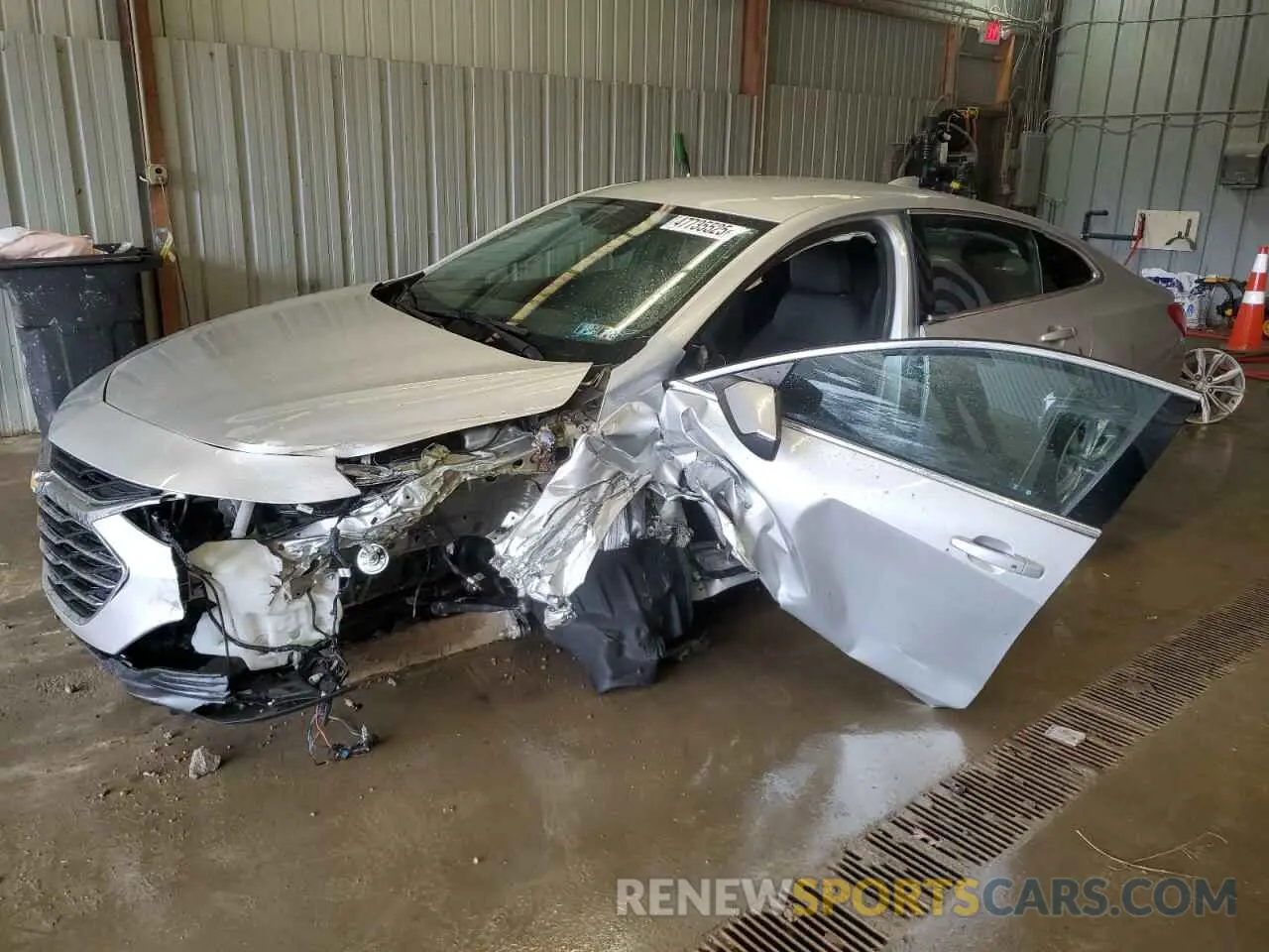 1 Photograph of a damaged car 1G1ZD5ST9MF067997 CHEVROLET MALIBU 2021