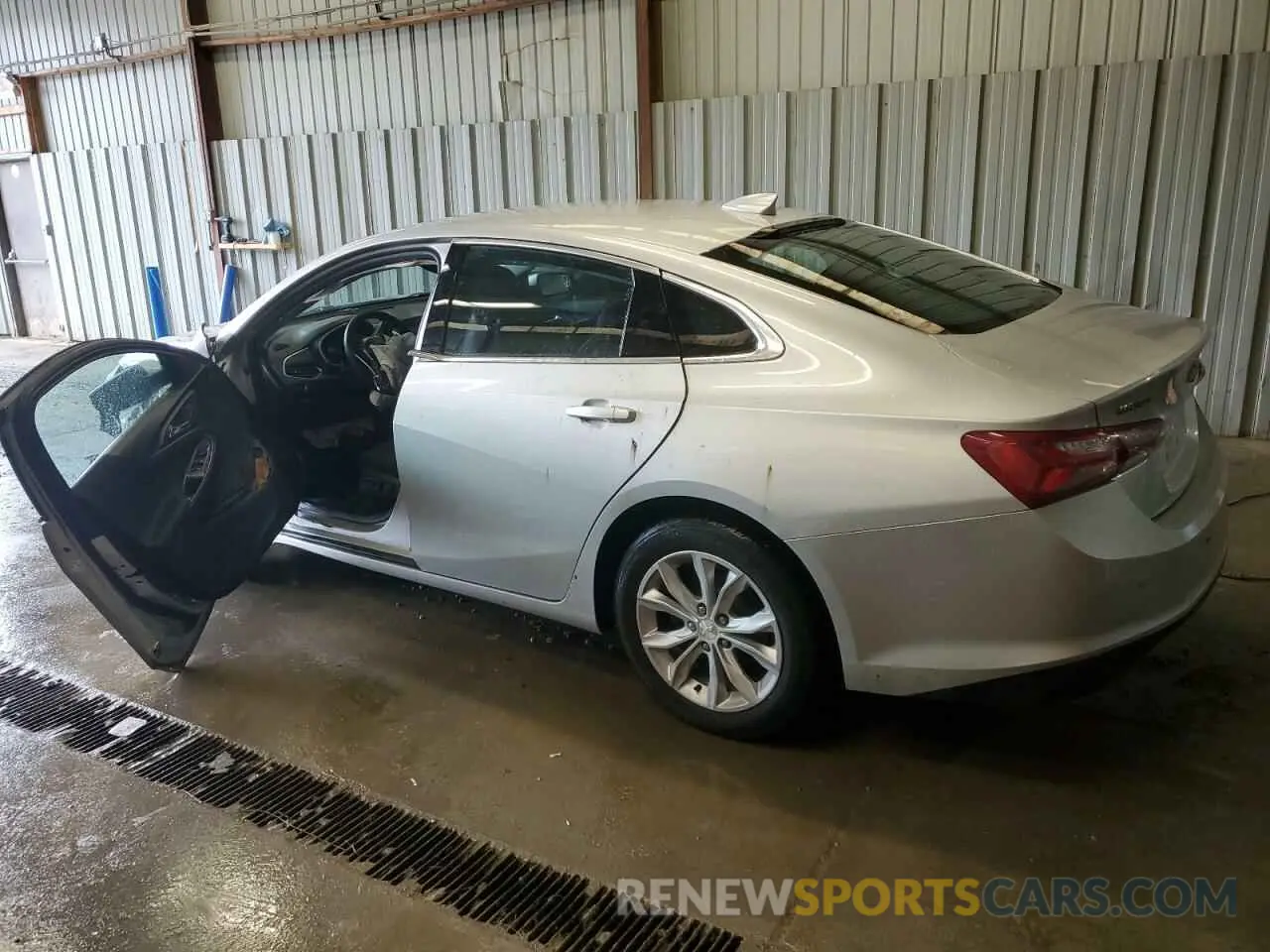 2 Photograph of a damaged car 1G1ZD5ST9MF067997 CHEVROLET MALIBU 2021