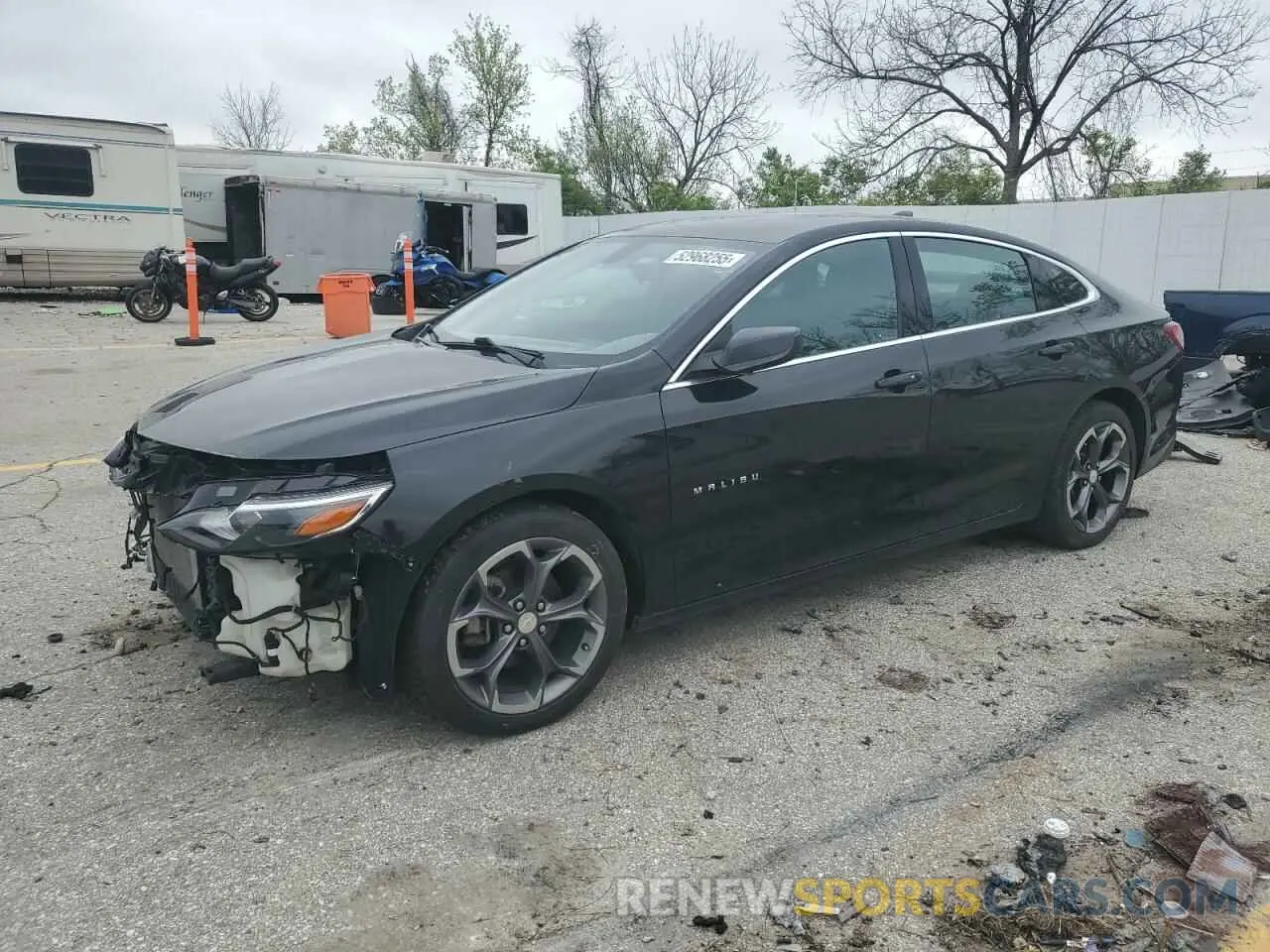 1 Photograph of a damaged car 1G1ZD5ST9MF073024 CHEVROLET MALIBU 2021
