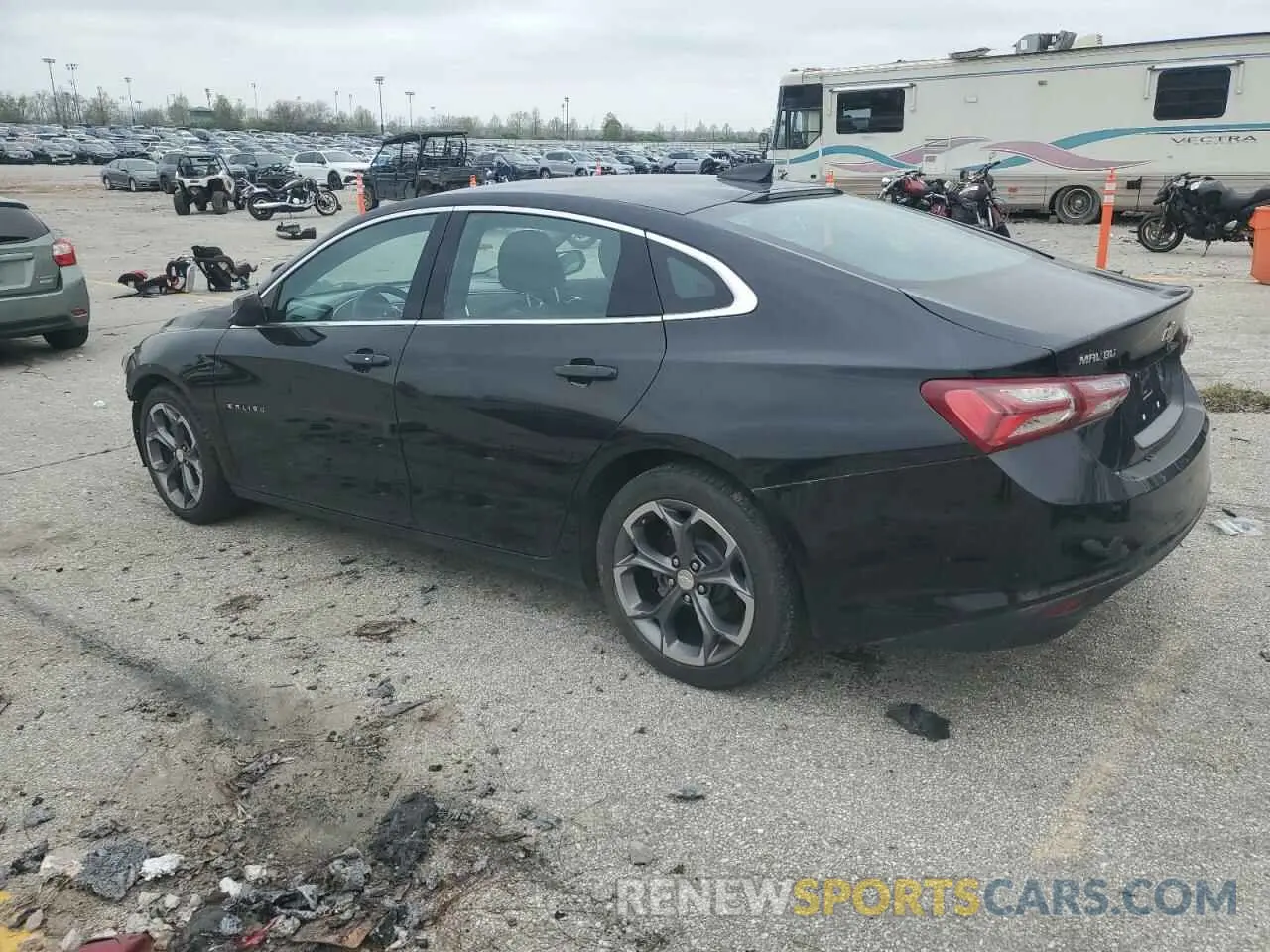 2 Photograph of a damaged car 1G1ZD5ST9MF073024 CHEVROLET MALIBU 2021