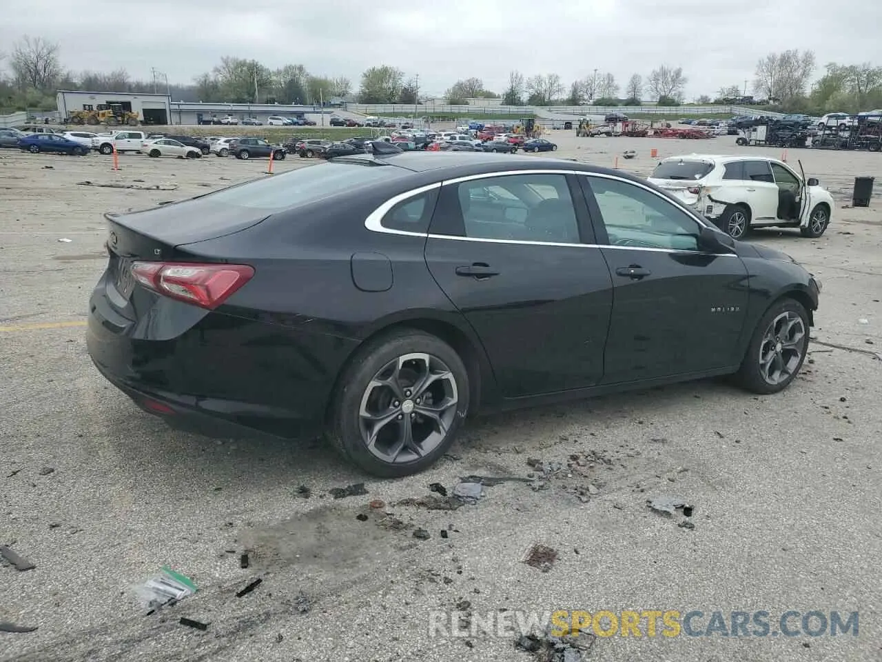 3 Photograph of a damaged car 1G1ZD5ST9MF073024 CHEVROLET MALIBU 2021