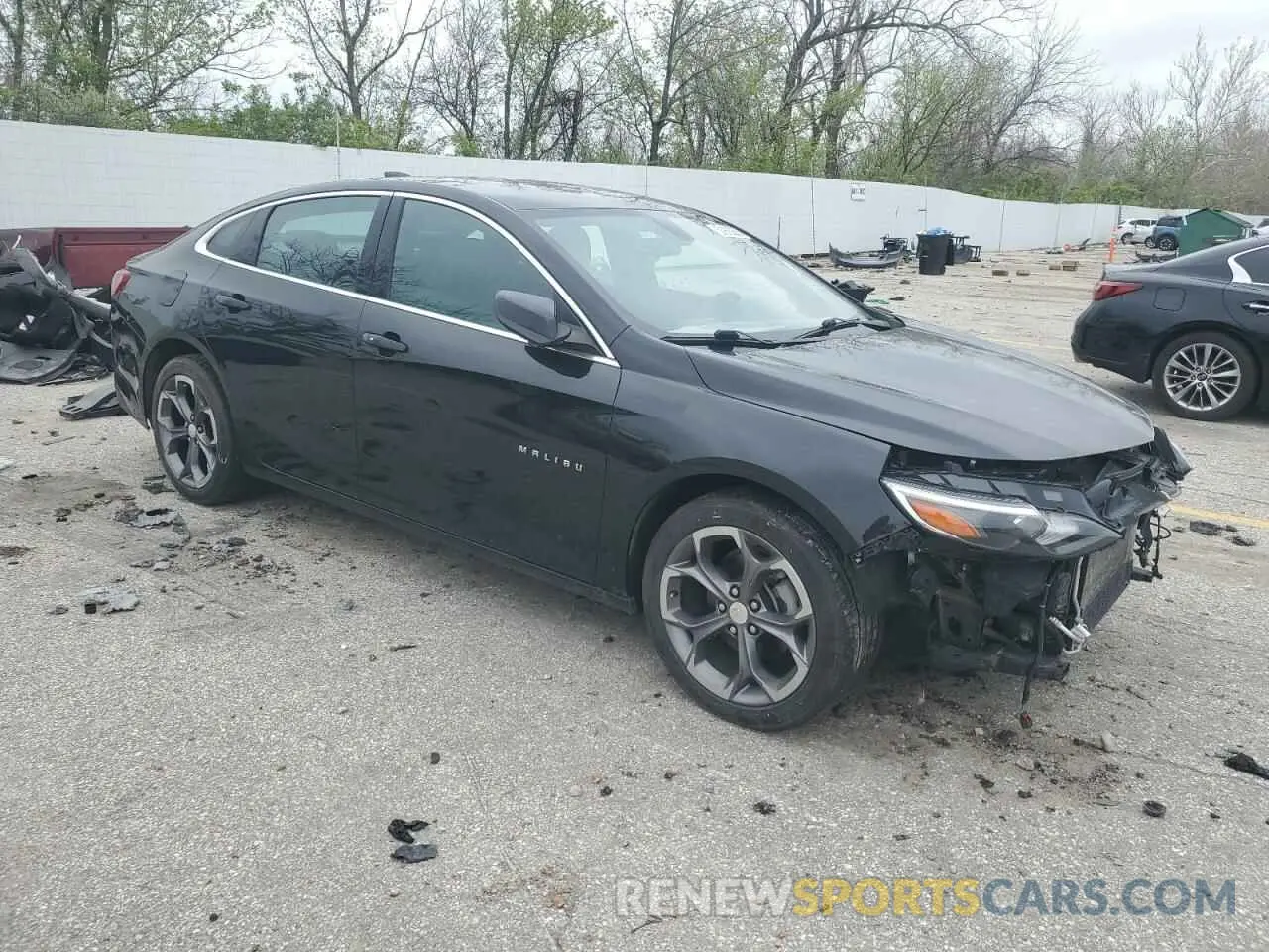 4 Photograph of a damaged car 1G1ZD5ST9MF073024 CHEVROLET MALIBU 2021