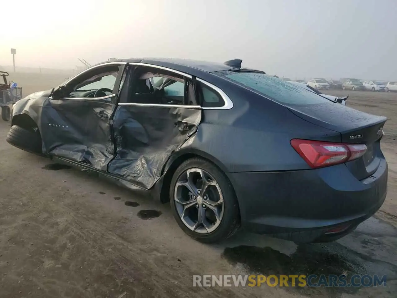 2 Photograph of a damaged car 1G1ZD5ST9MF076358 CHEVROLET MALIBU 2021
