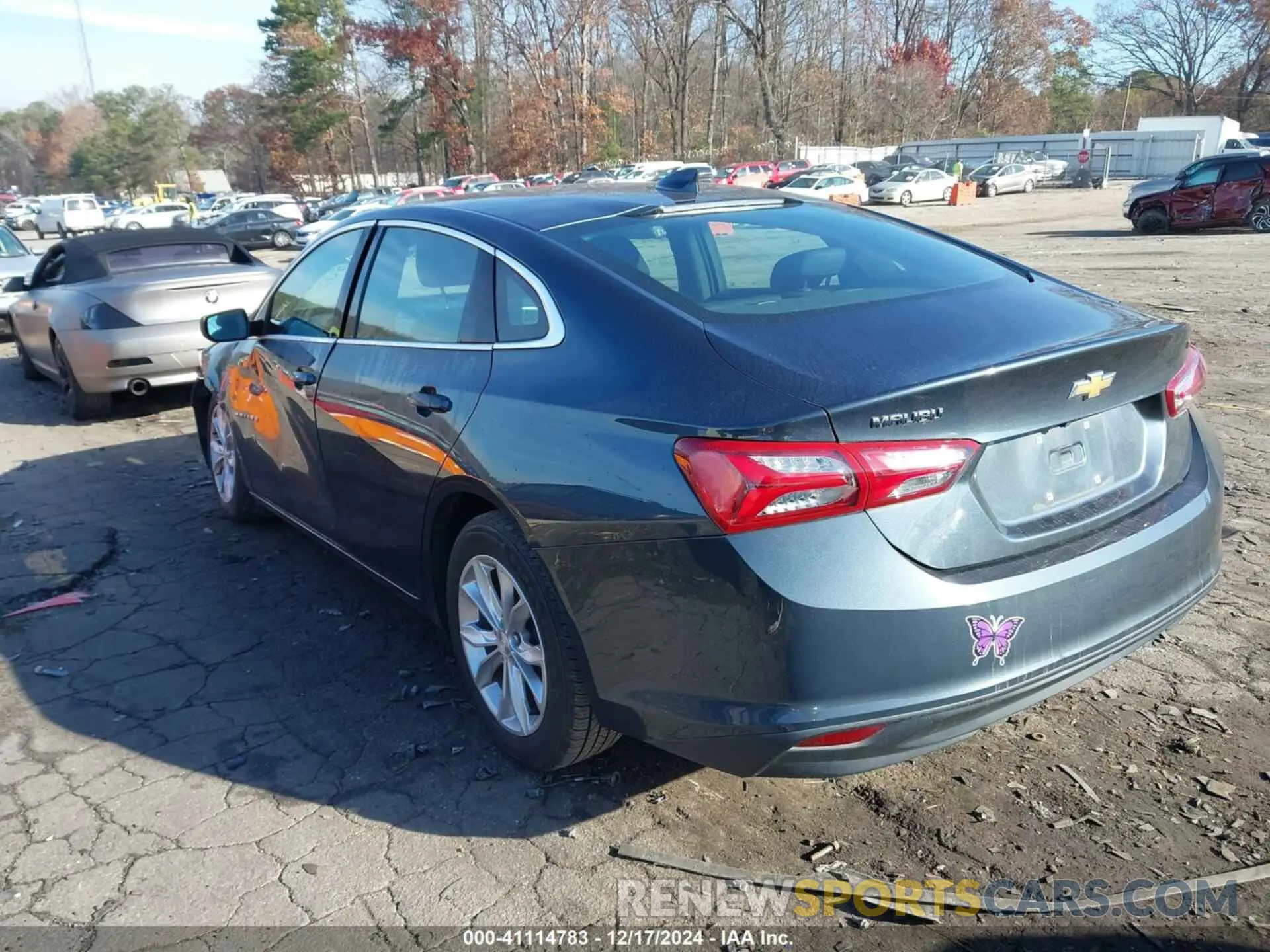 3 Photograph of a damaged car 1G1ZD5STXMF005816 CHEVROLET MALIBU 2021