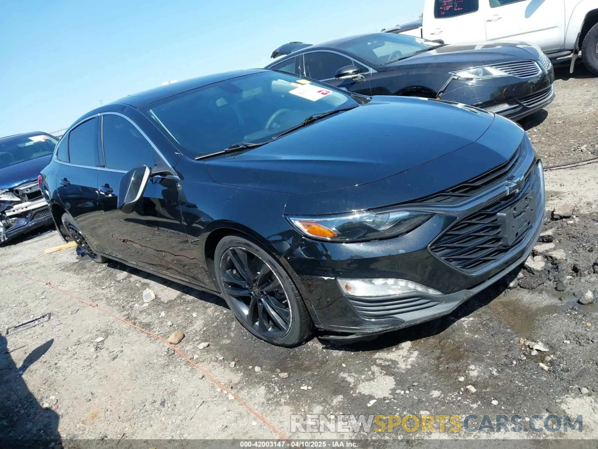 1 Photograph of a damaged car 1G1ZD5STXMF007534 CHEVROLET MALIBU 2021