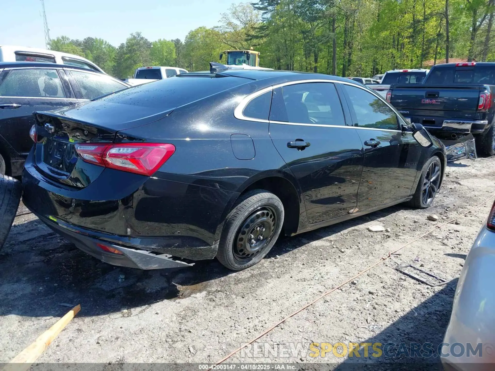 4 Photograph of a damaged car 1G1ZD5STXMF007534 CHEVROLET MALIBU 2021