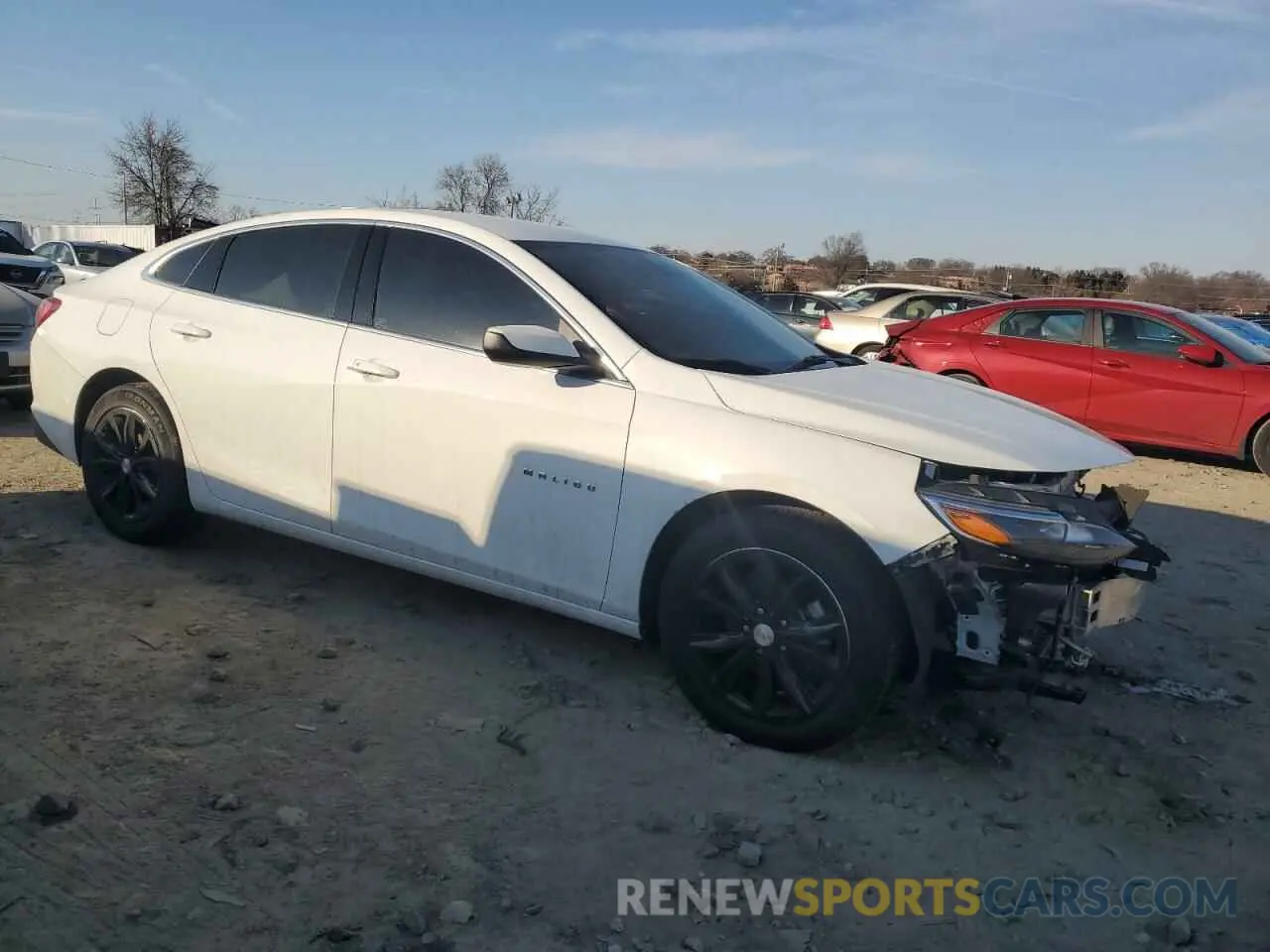 4 Photograph of a damaged car 1G1ZD5STXMF008067 CHEVROLET MALIBU 2021