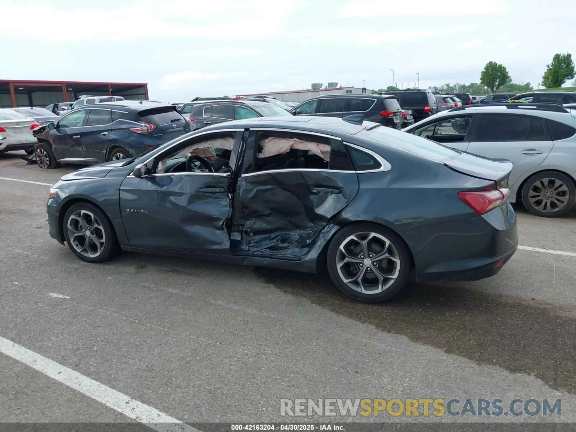 14 Photograph of a damaged car 1G1ZD5STXMF009297 CHEVROLET MALIBU 2021