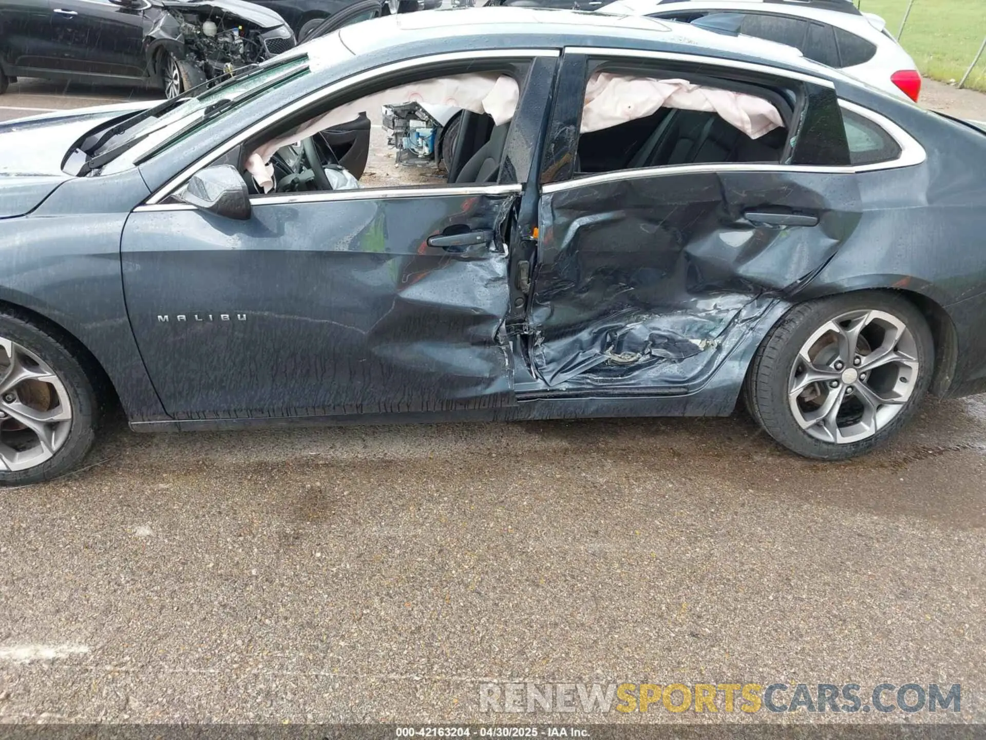 6 Photograph of a damaged car 1G1ZD5STXMF009297 CHEVROLET MALIBU 2021