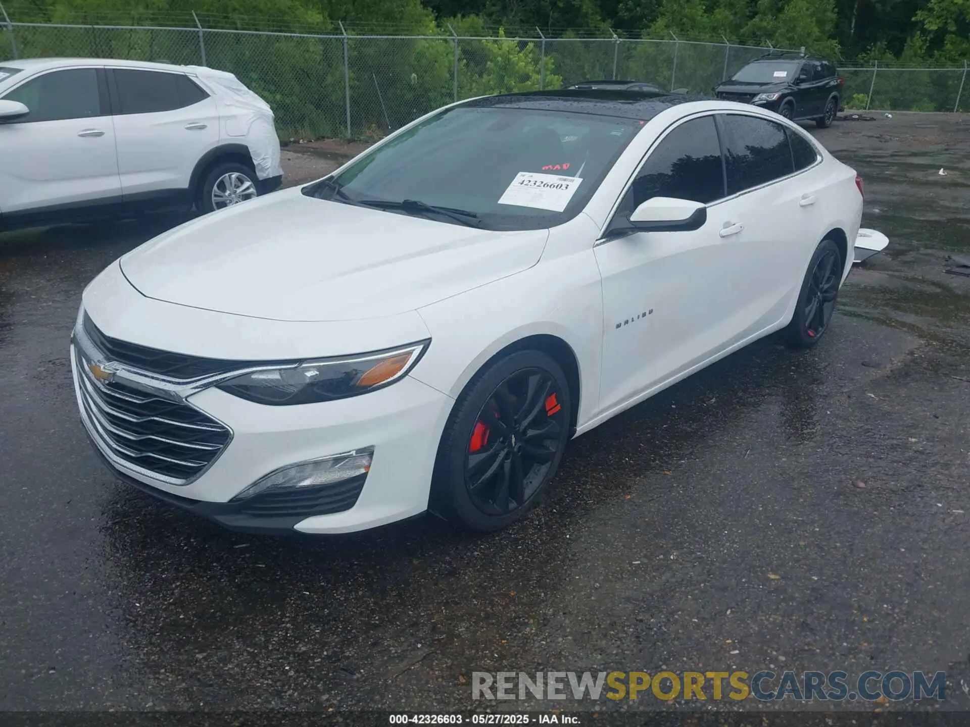 2 Photograph of a damaged car 1G1ZD5STXMF010935 CHEVROLET MALIBU 2021