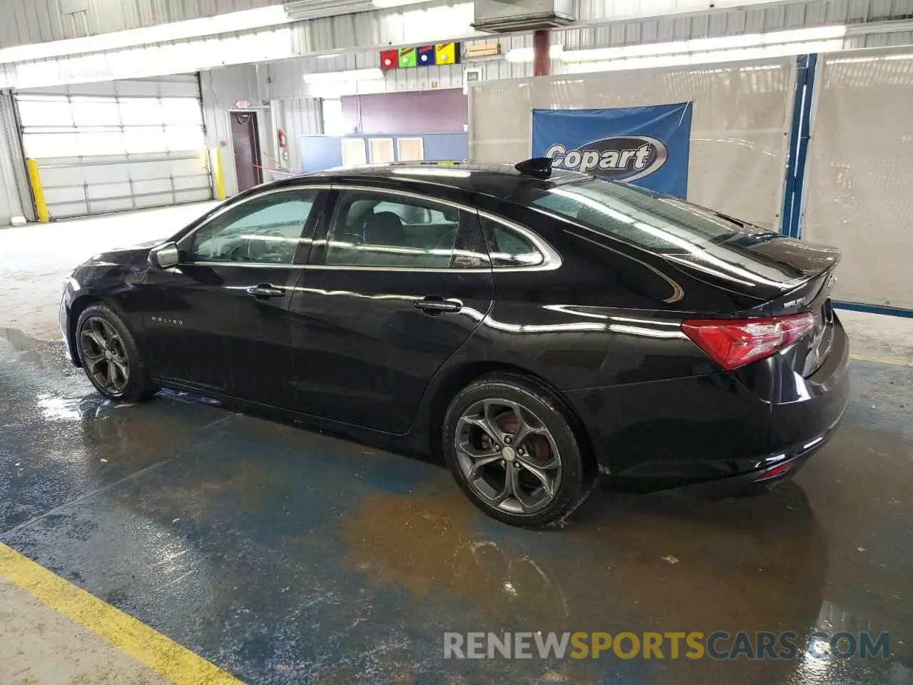 2 Photograph of a damaged car 1G1ZD5STXMF022308 CHEVROLET MALIBU 2021