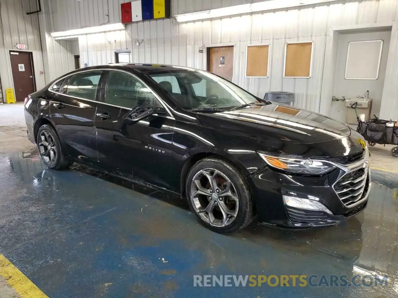 4 Photograph of a damaged car 1G1ZD5STXMF022308 CHEVROLET MALIBU 2021