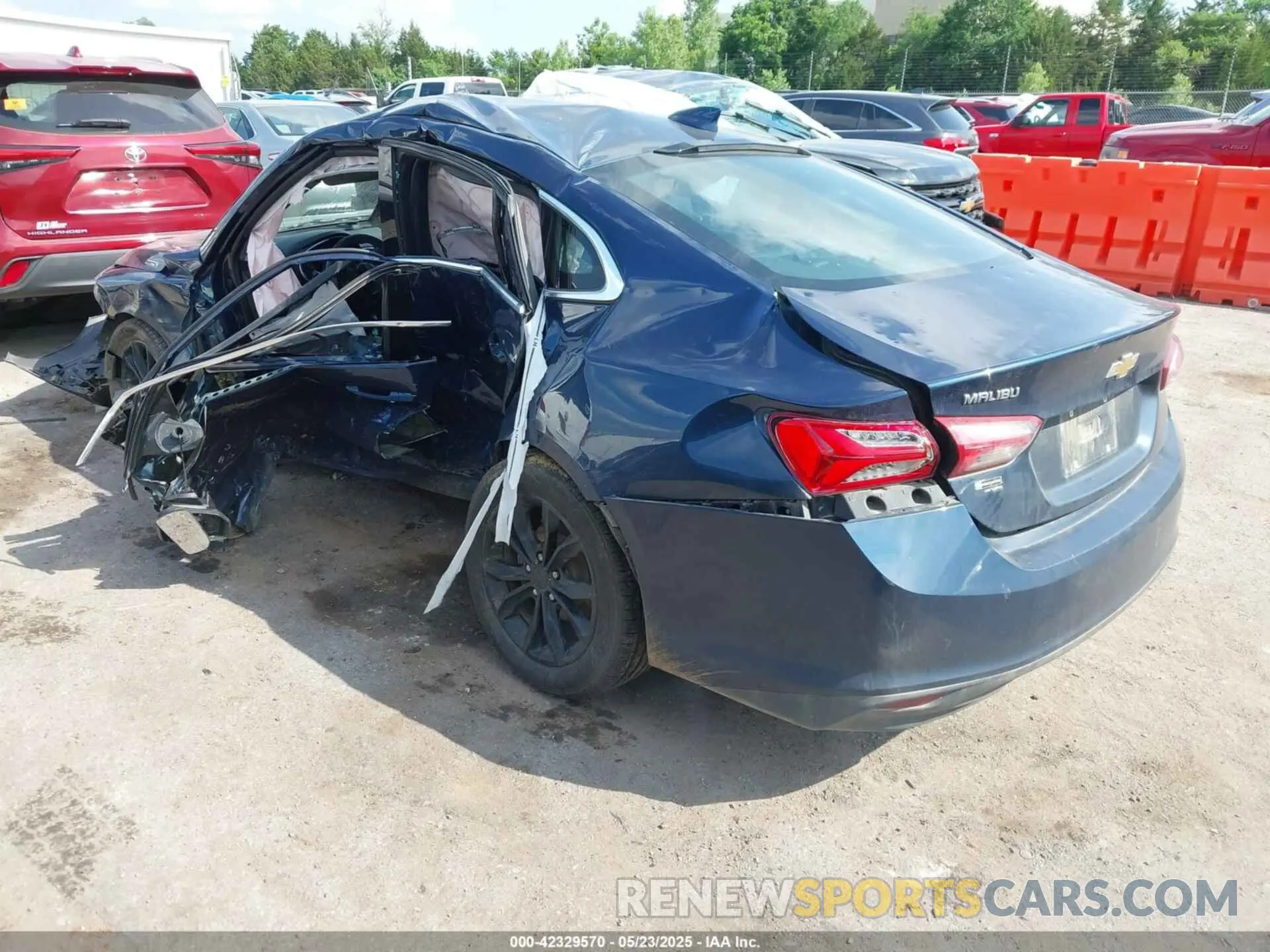 3 Photograph of a damaged car 1G1ZD5STXMF022759 CHEVROLET MALIBU 2021