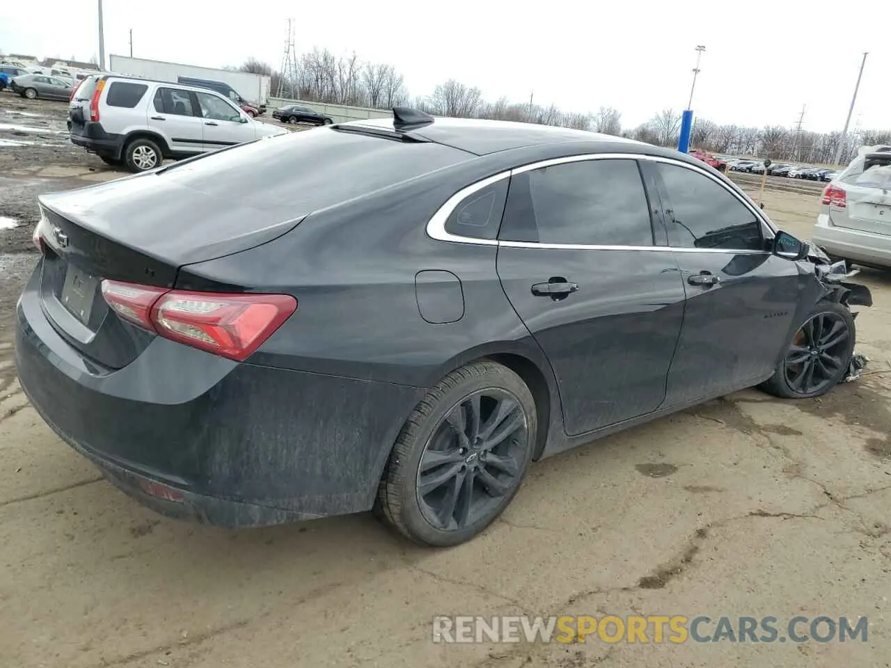 3 Photograph of a damaged car 1G1ZD5STXMF026018 CHEVROLET MALIBU 2021