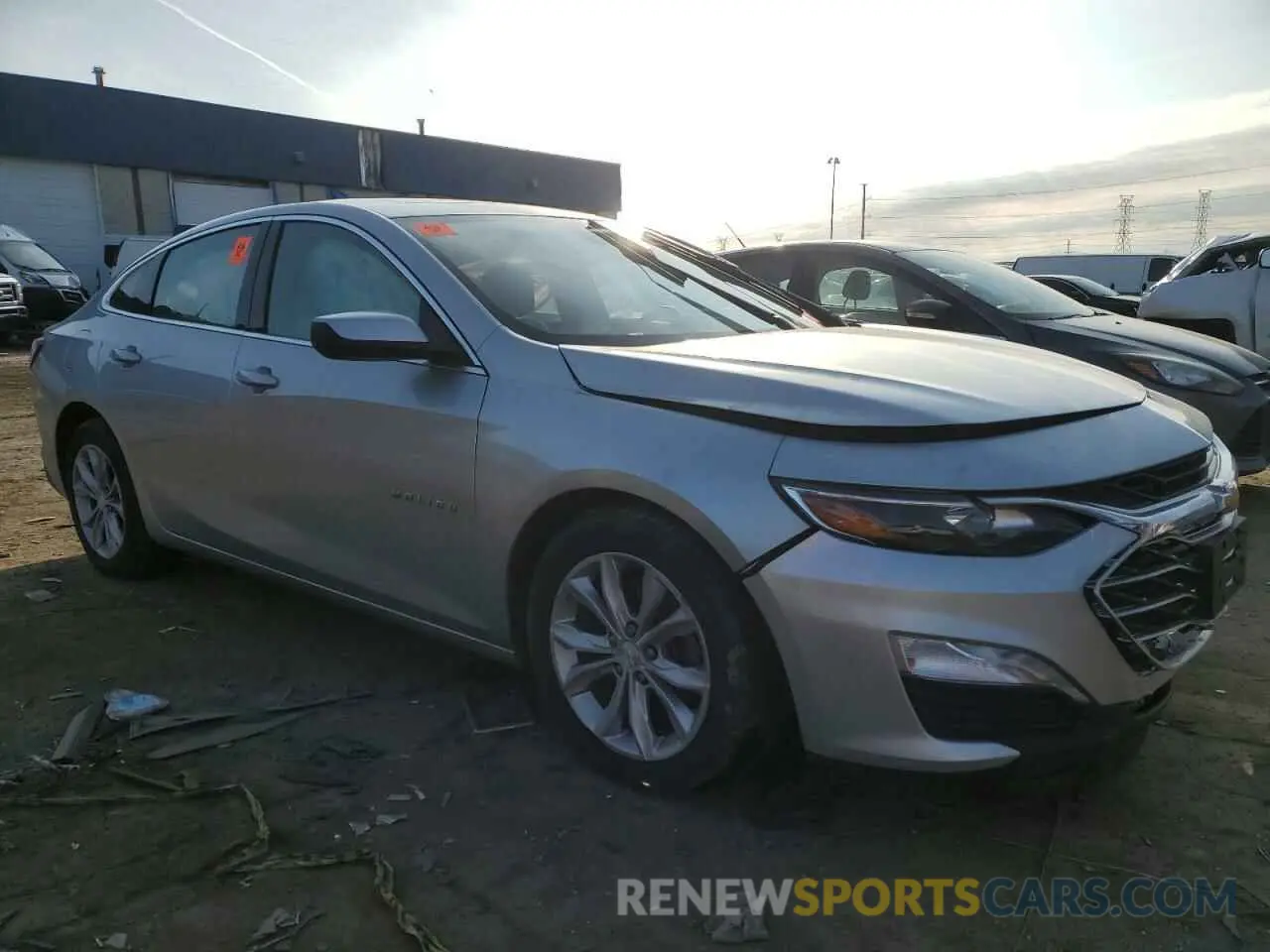 4 Photograph of a damaged car 1G1ZD5STXMF028786 CHEVROLET MALIBU 2021