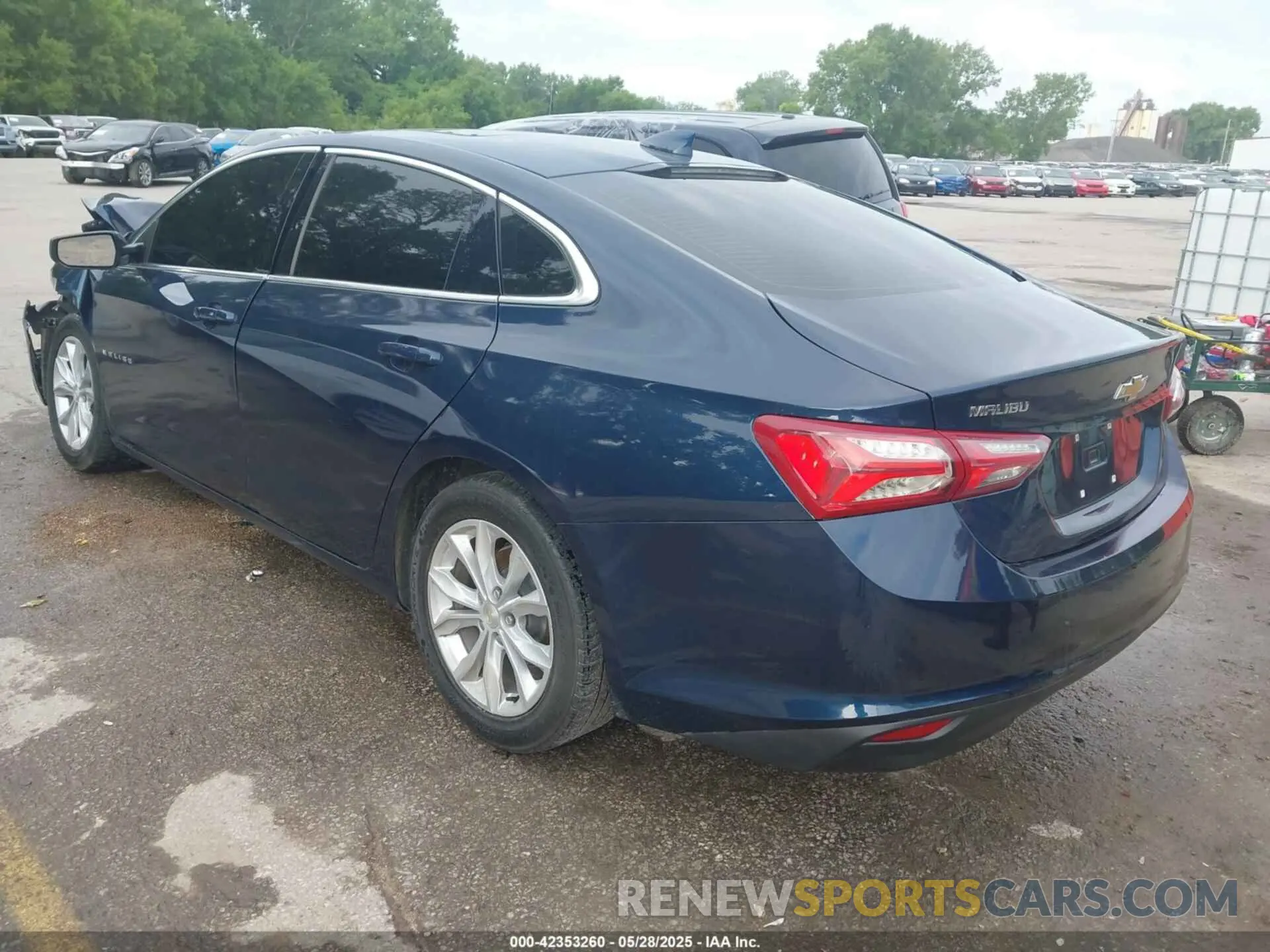 3 Photograph of a damaged car 1G1ZD5STXMF029663 CHEVROLET MALIBU 2021